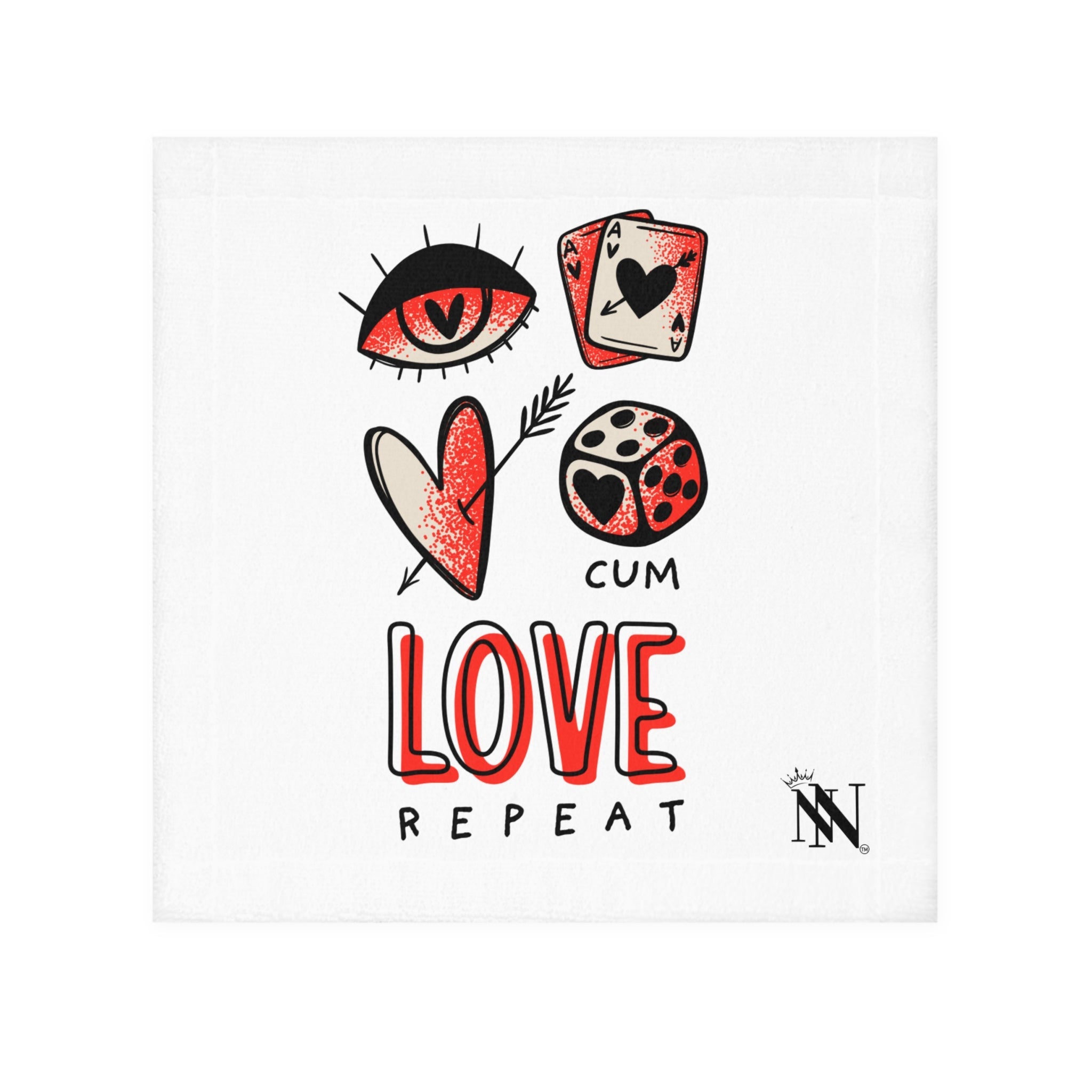Cum Love Repeat After Sex Towel