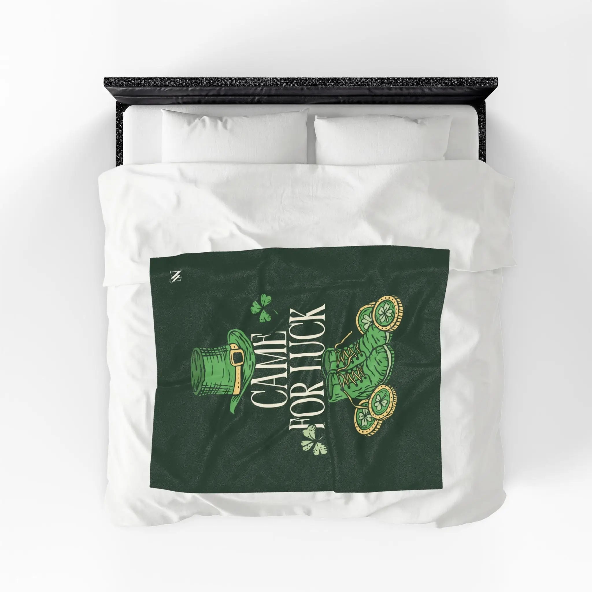 Came for Luck St. Patrick’s Day Couples Gifts Sexy Lovers’ Silky Soft Blanket