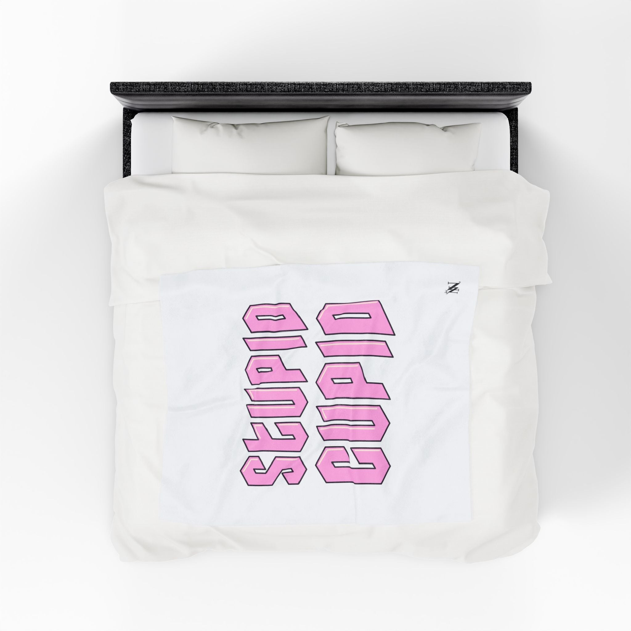 Stupid Cupid | Mix & Match Velveteen Fun-Flirty Lovers’ Blankets