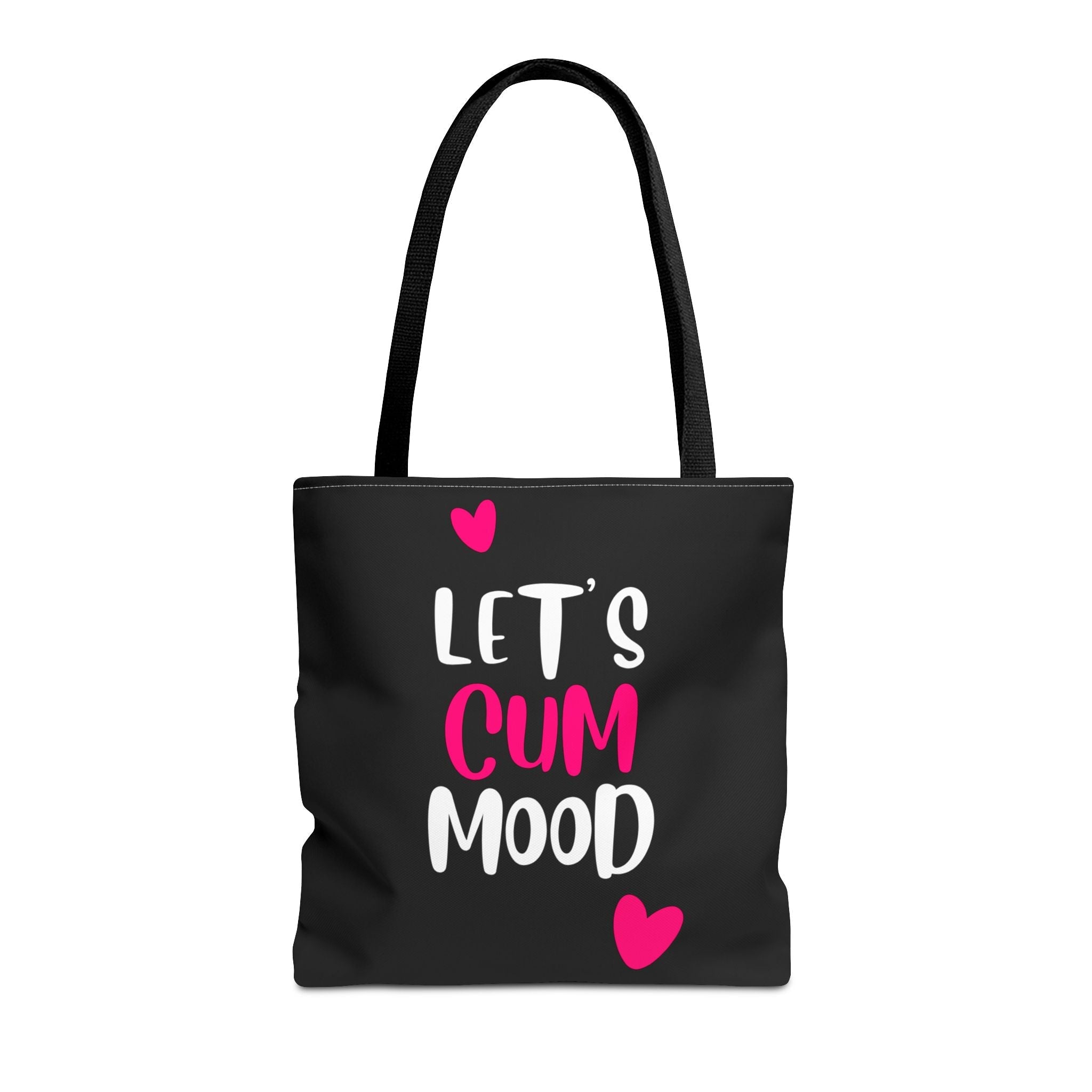 Letās Cum Mood Hearts Tote Bag
