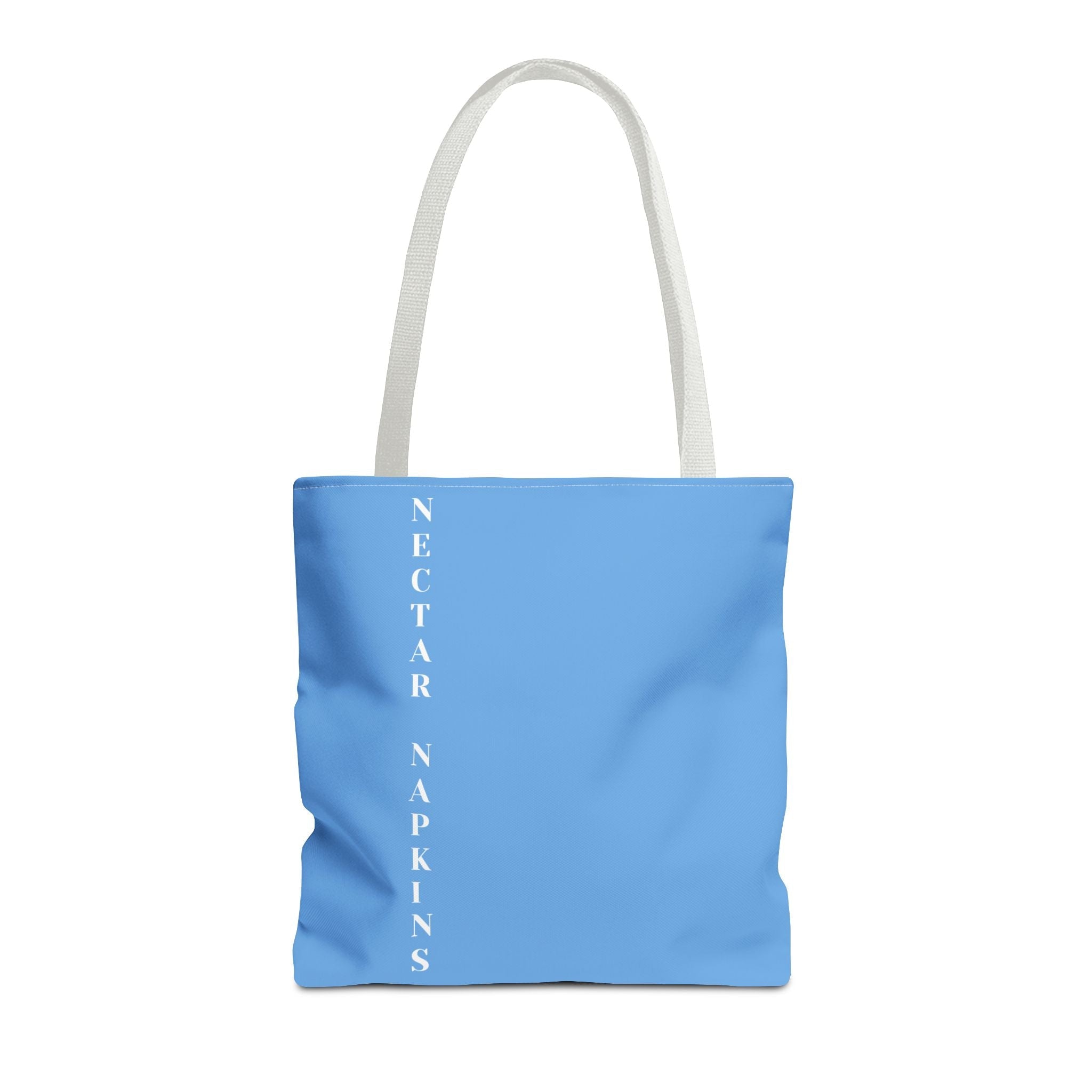 Nectar Napkins Brand Light Blue Tote Bag