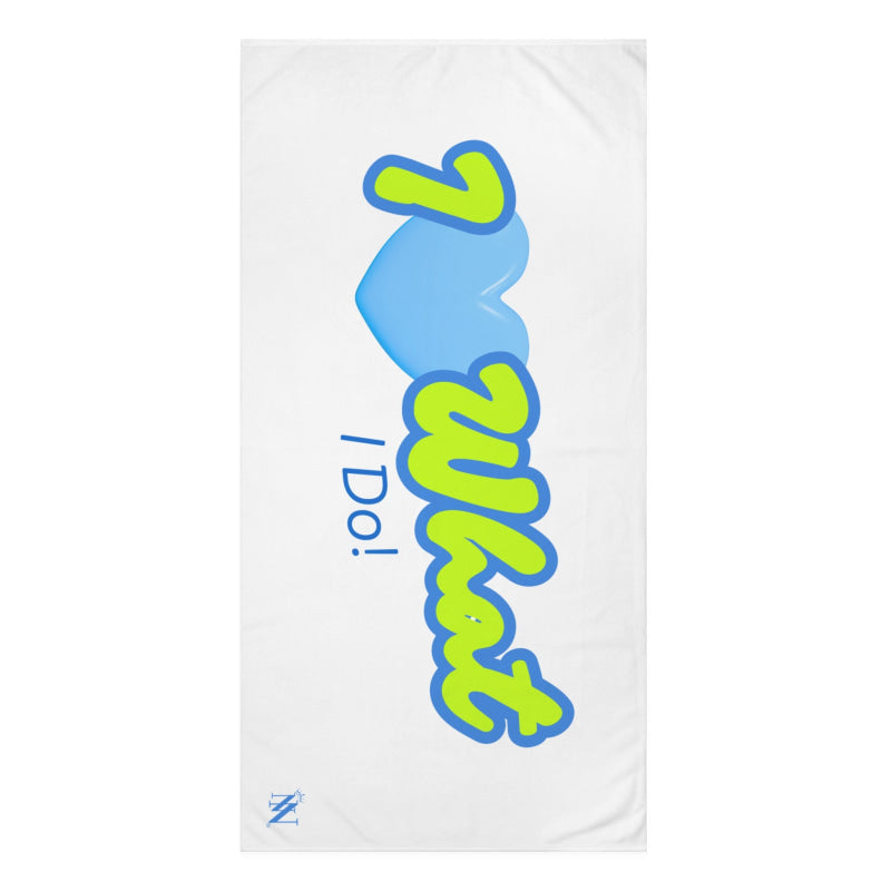 I Love What I Do! | Mix & Match XL Fun-Flirty Lovers’ Towels