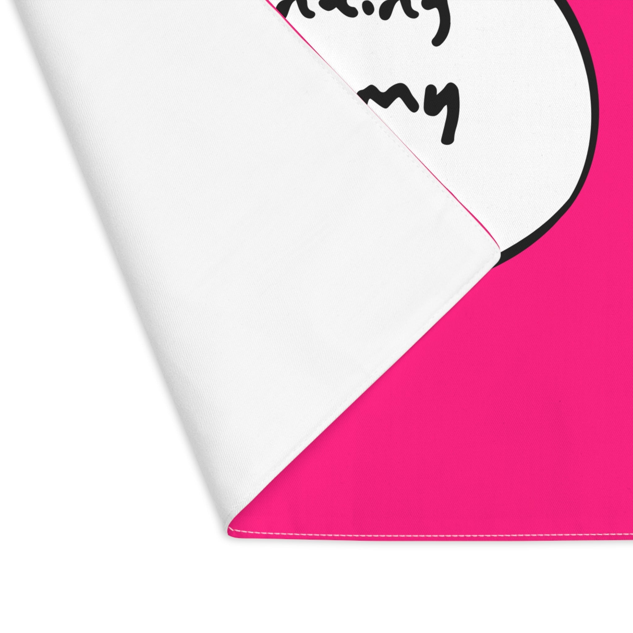 Pink Thinking With My Pussy | Mix & Match Playful Fun-Flirty Lovers’ Toy Mats