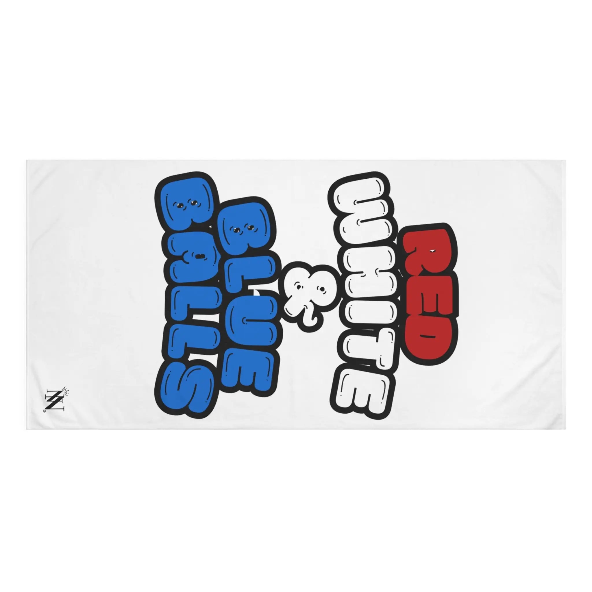 Red White & Blue Balls Anal Sex Towel