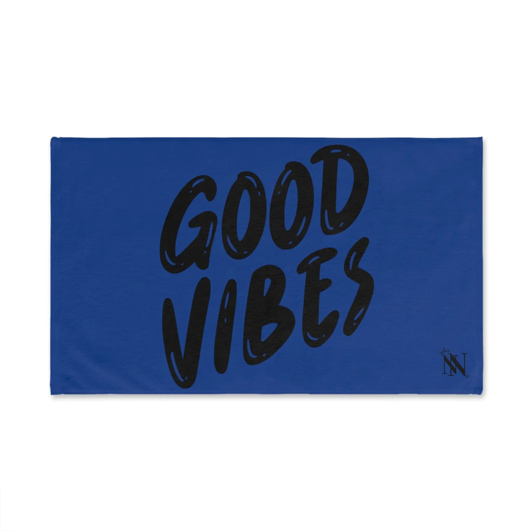 Good Vibes Bubble Print Blue | Mix & Match Classic Fun-Flirty Lovers’ Towels