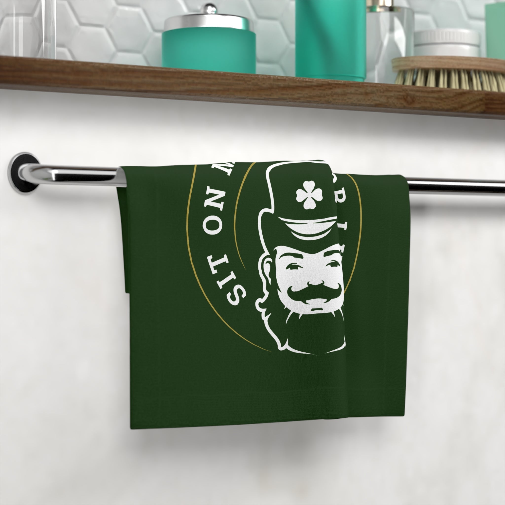 Sit on My Beard for Luck St. Patrick’s Day Cum Rag