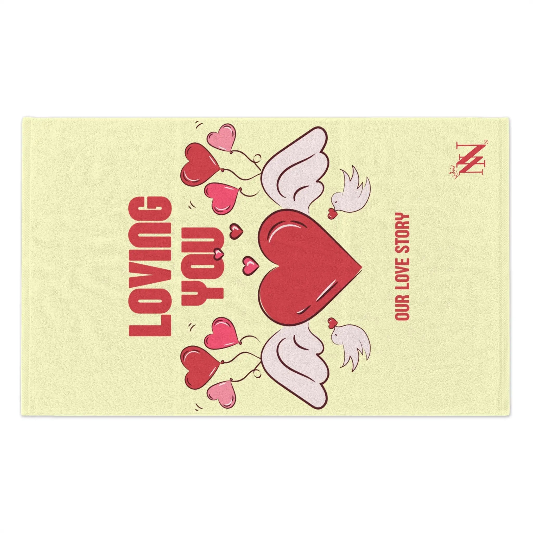 Loving You | Mix & Match Soft Fun-Flirty Lovers’ Towels