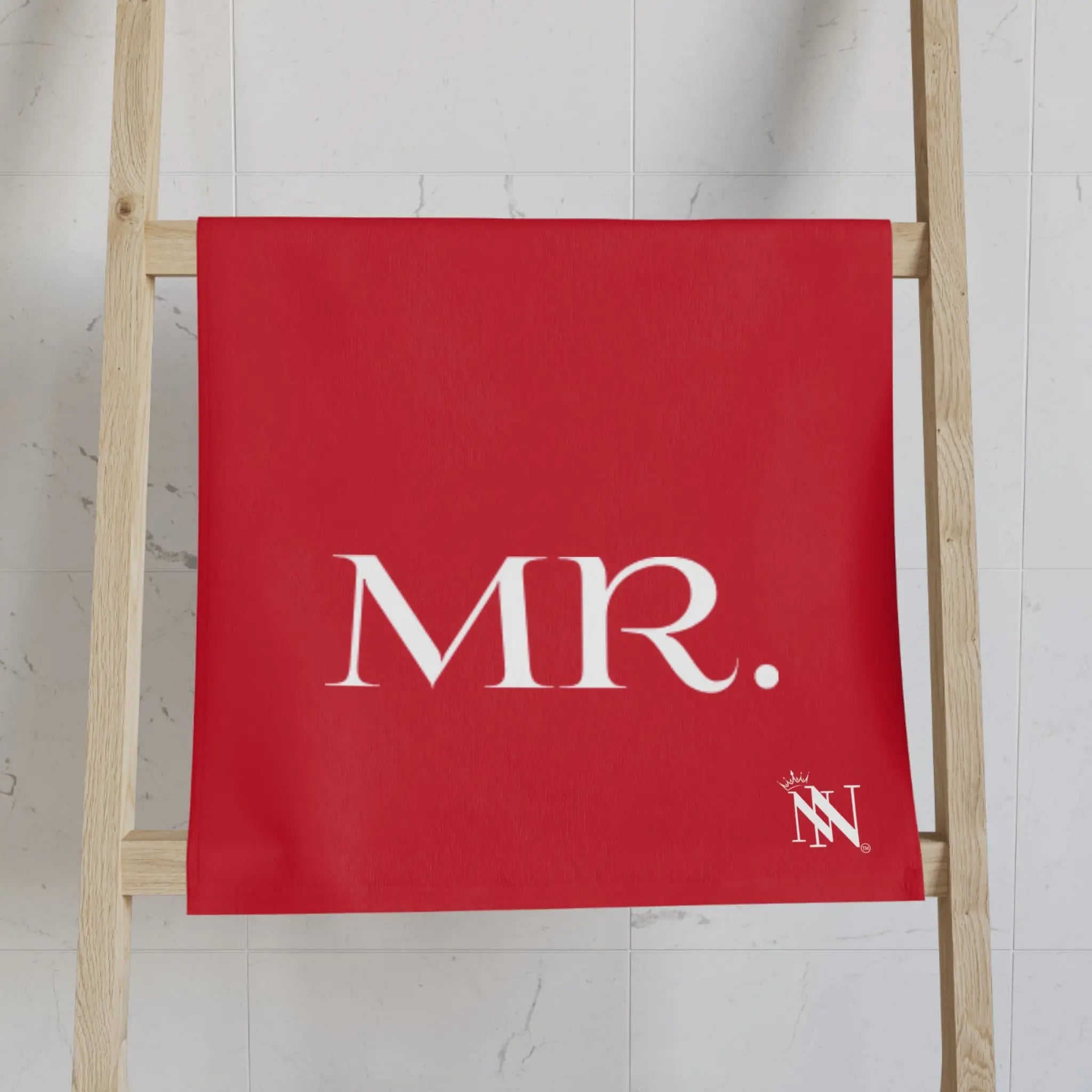 Mr. Mrs. Shareable Red Cum Towel