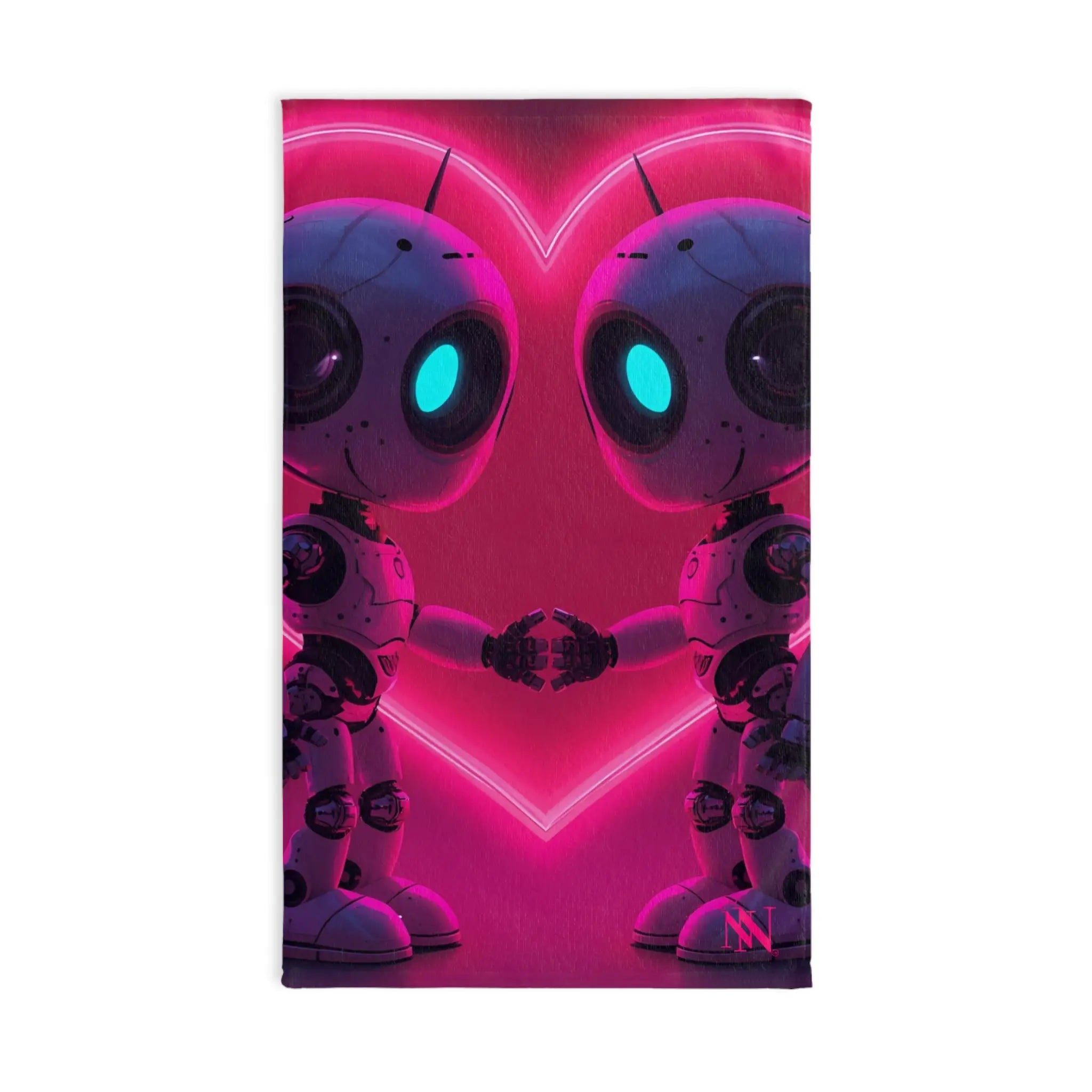 AI Robot Love | Mix & Match Original Fun-Flirty Lovers’ Towels