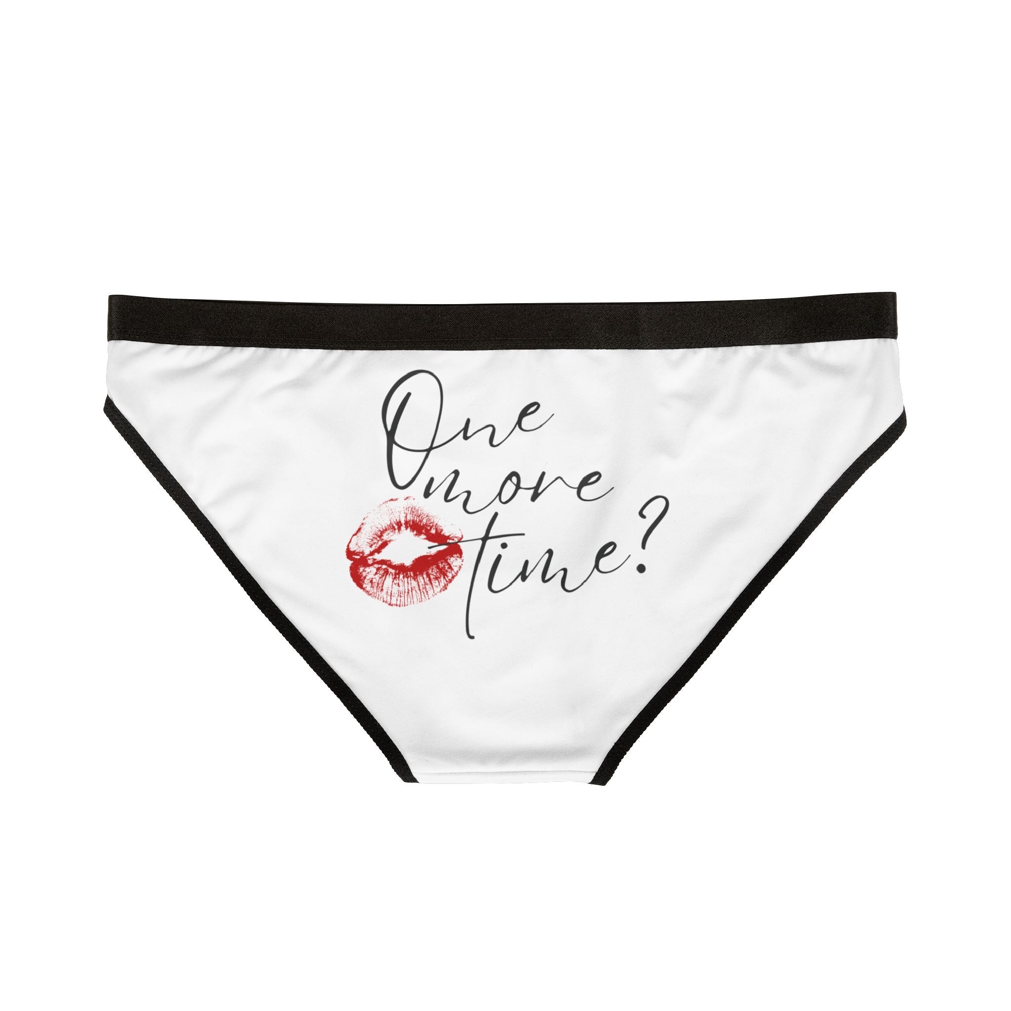 One More Time? with a Kiss Romantic Sex Gifts Women’s Panties