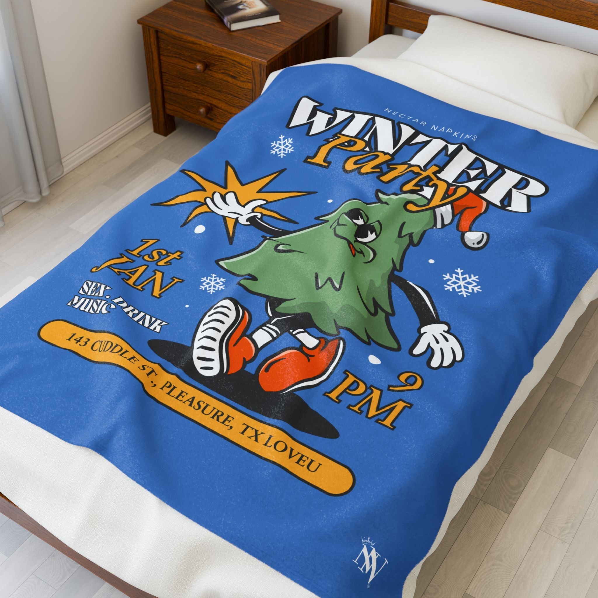 Winter Nutcracker Party | Mix & Match Soft Fun-Flirty Lovers’ Blankets