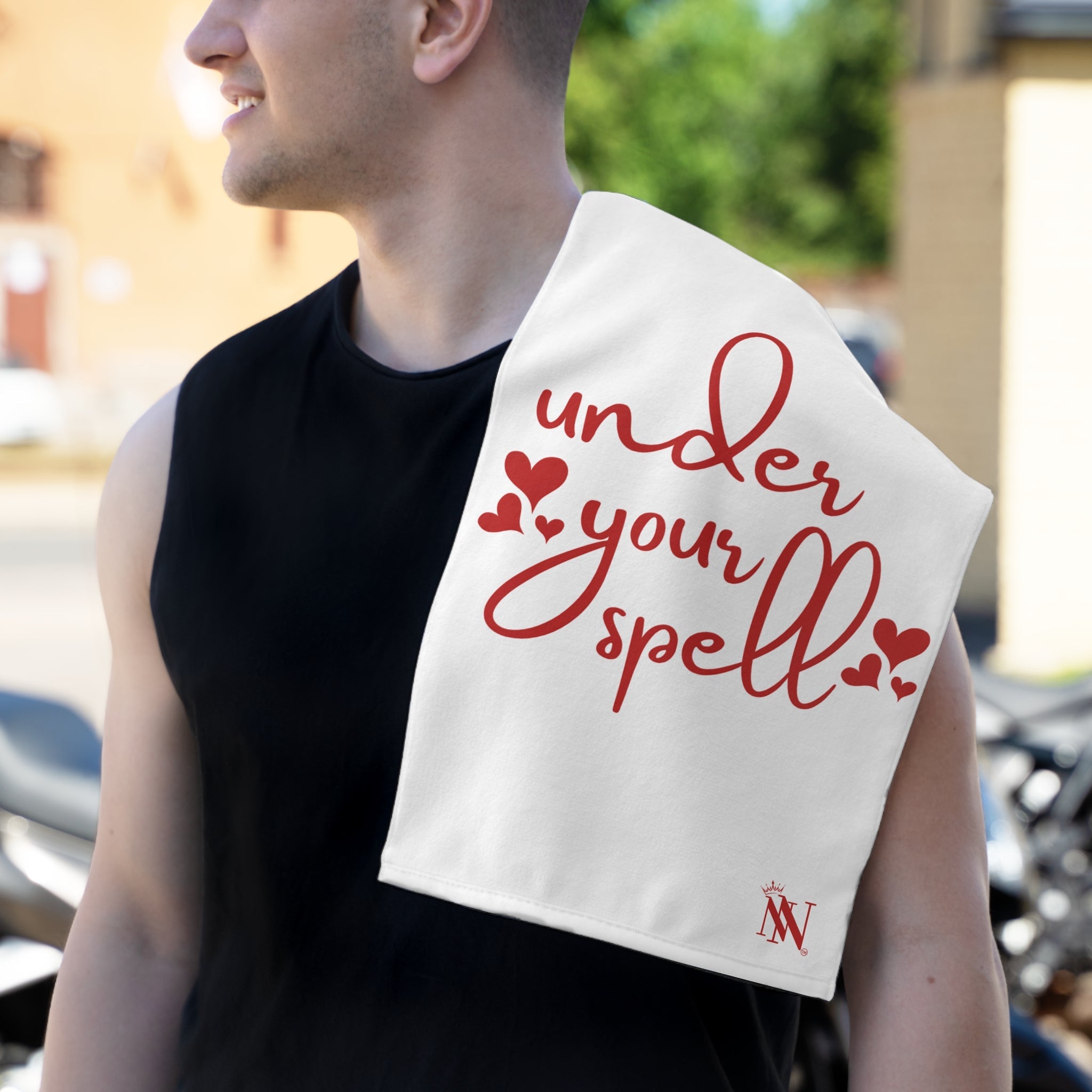 Under Your Spell Hearts Sex Towel