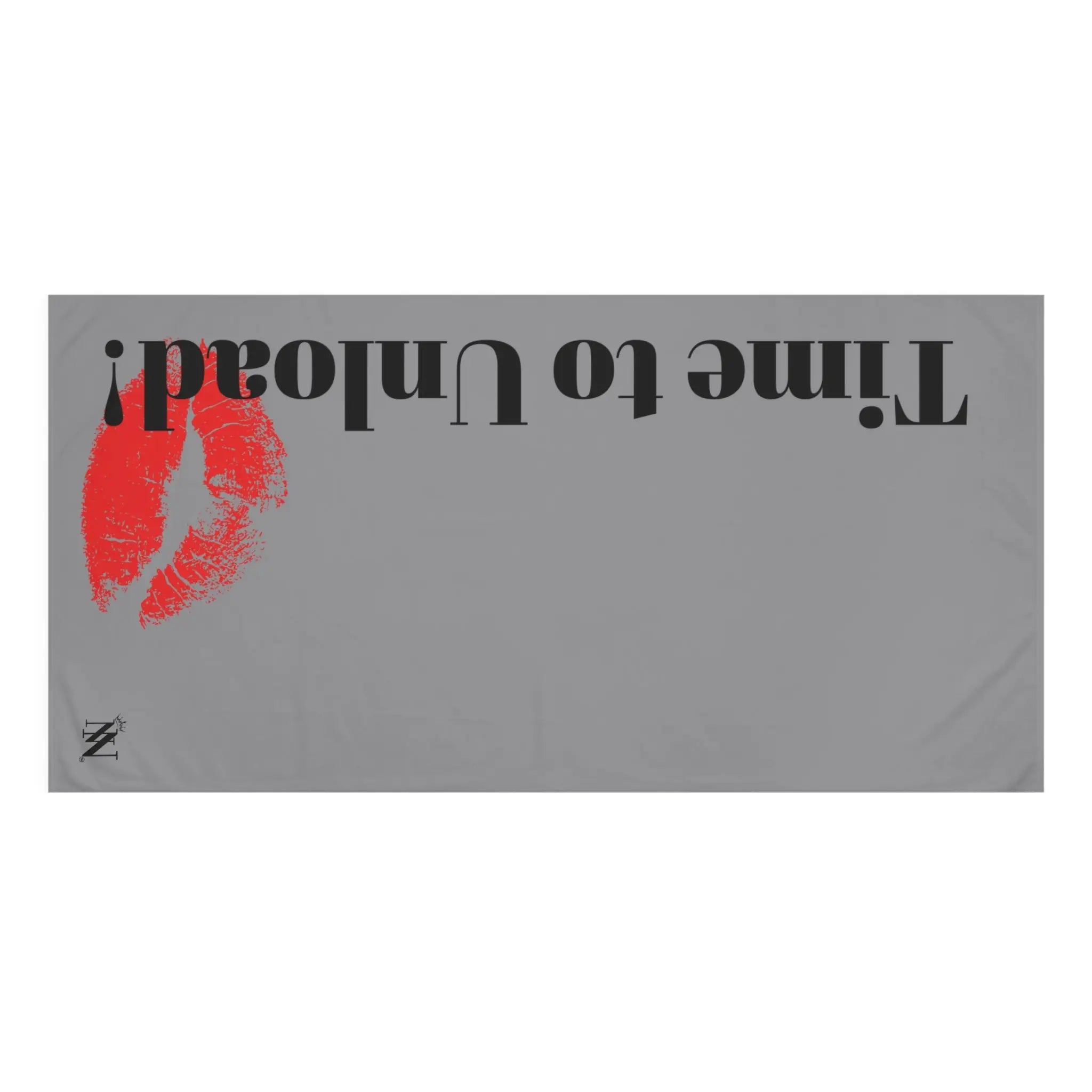 Time to Unload Grey | Mix & Match XL Fun-Flirty Lovers’ Towels