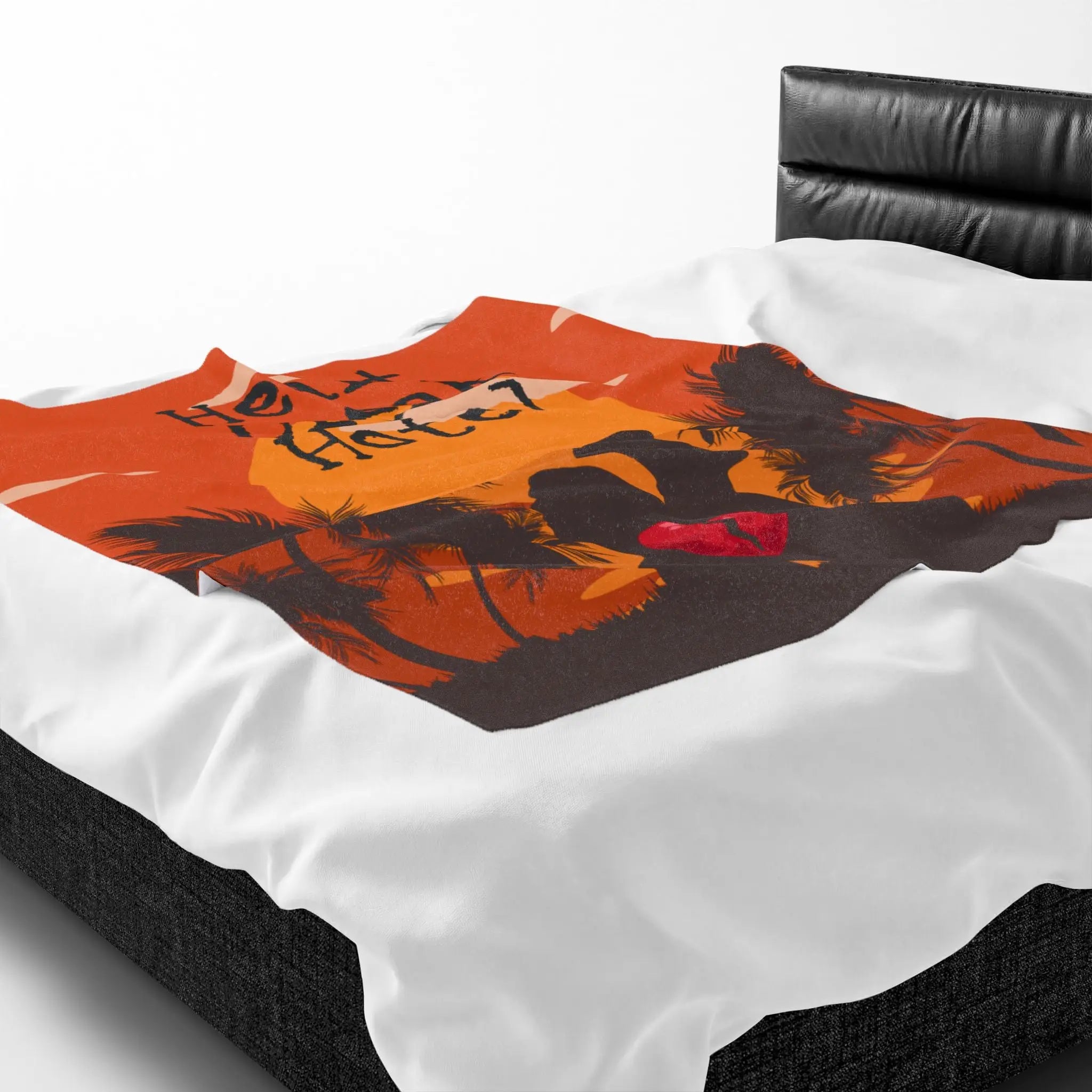 Heart Break Hotel Sunset Romantic Lovers Gifts Blanket