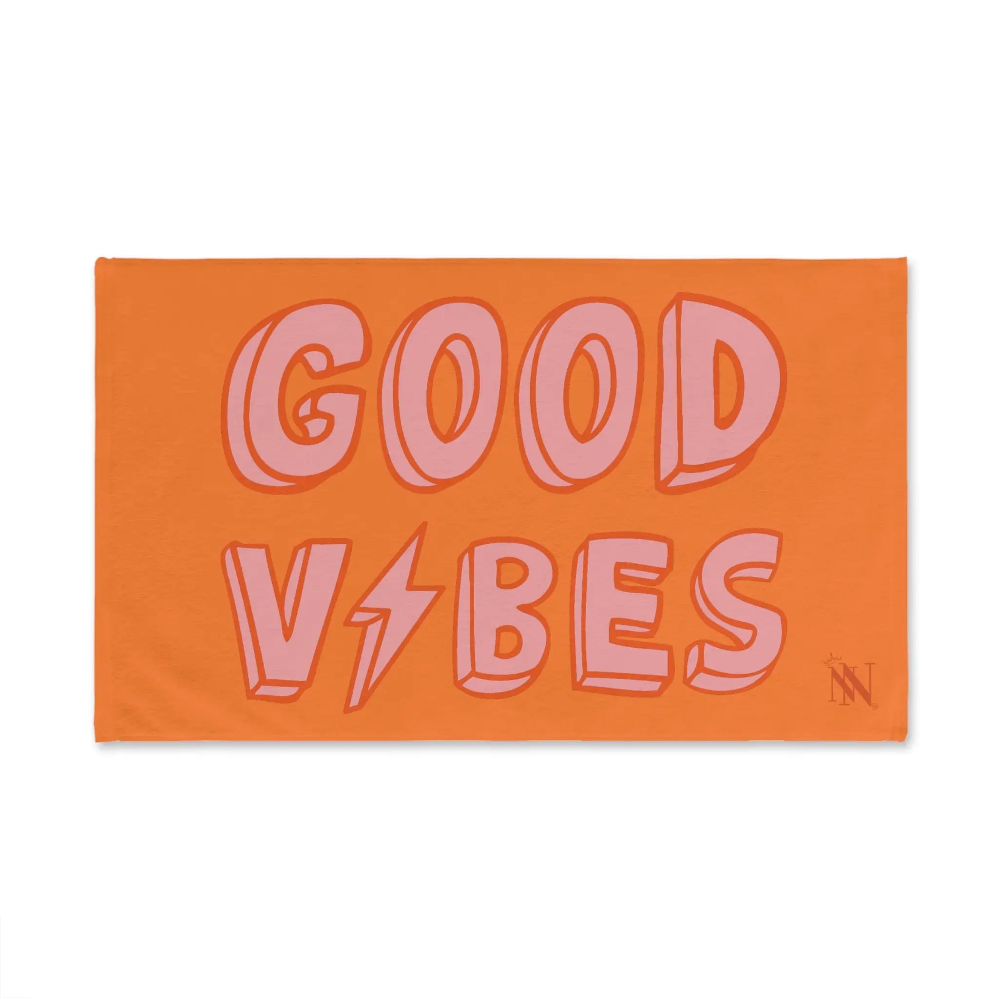 Good Vibes Red Electric Orange Crusta Cum Towel