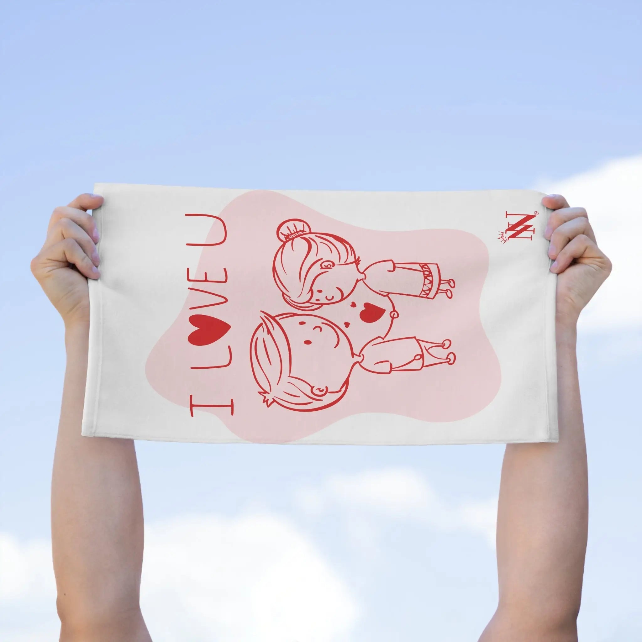 I Love You Couple | Mix & Match Soft Fun-Flirty Lovers’ Towels