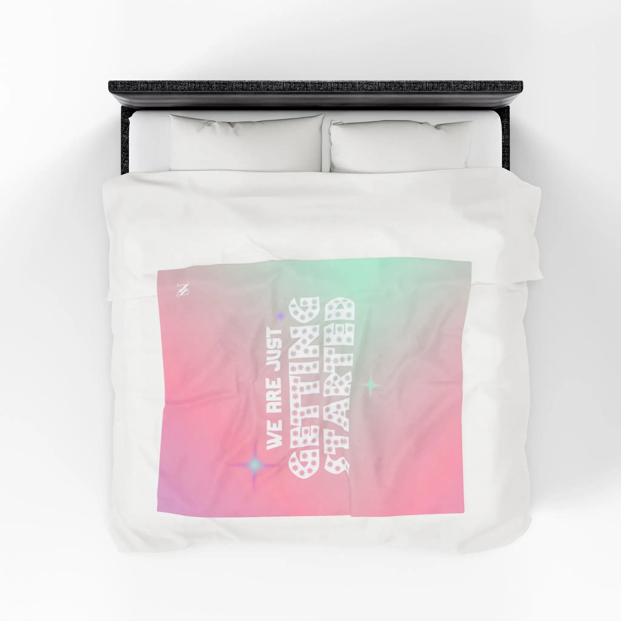 We Are Just Getting Started Lovers’ Silky Soft Blanket