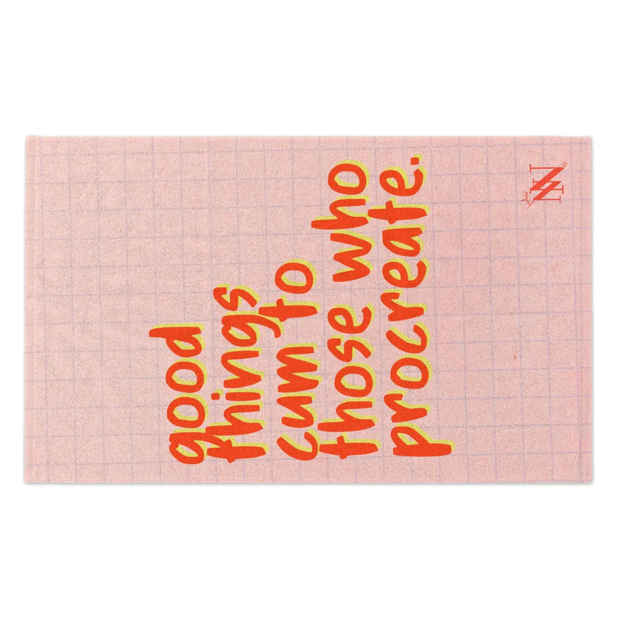 Good Things Cum to Those Who Procreate. Sex Towel