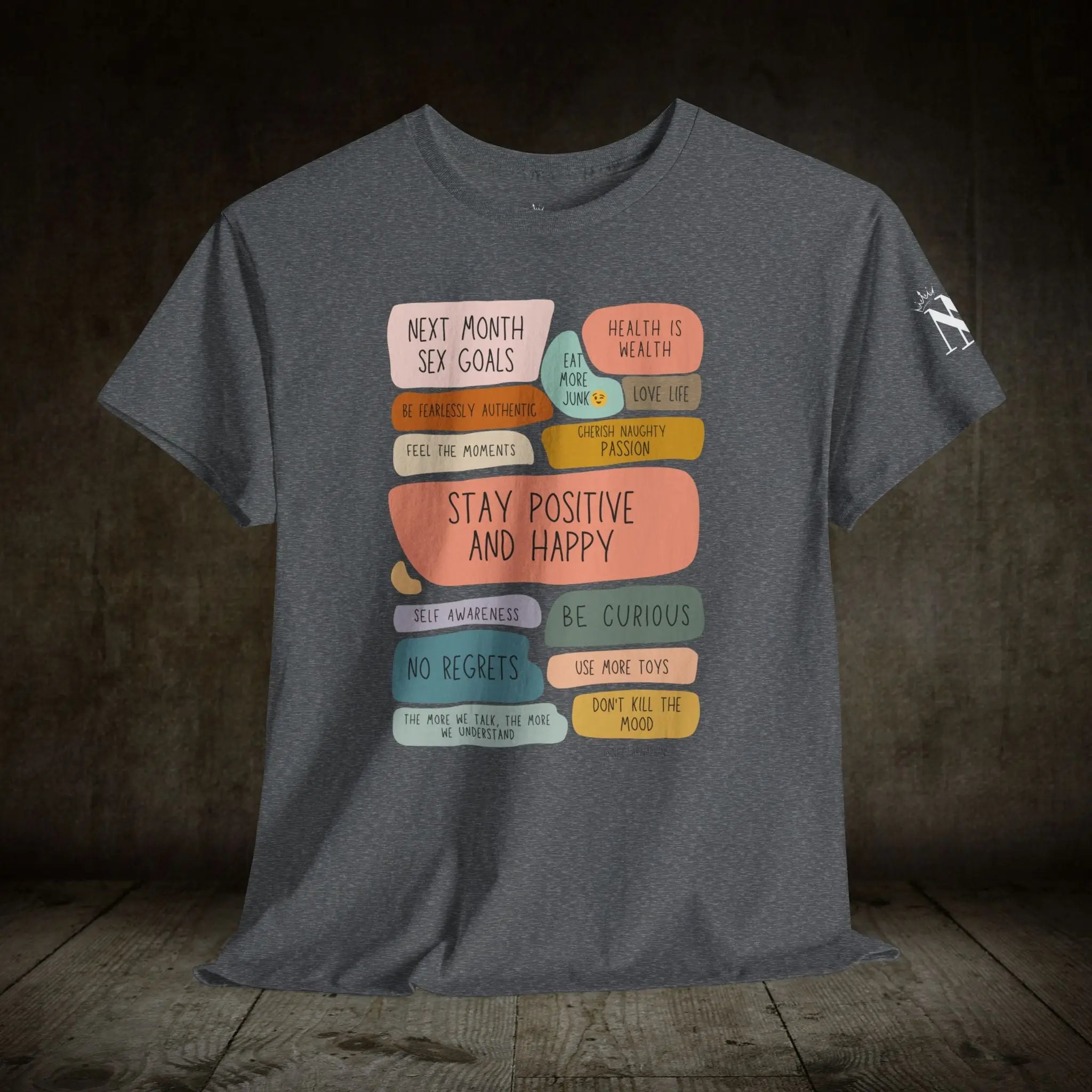 Sex Goals | Mix & Match 100% Cotton Unisex Fun-Flirty Lovers’ Tees
