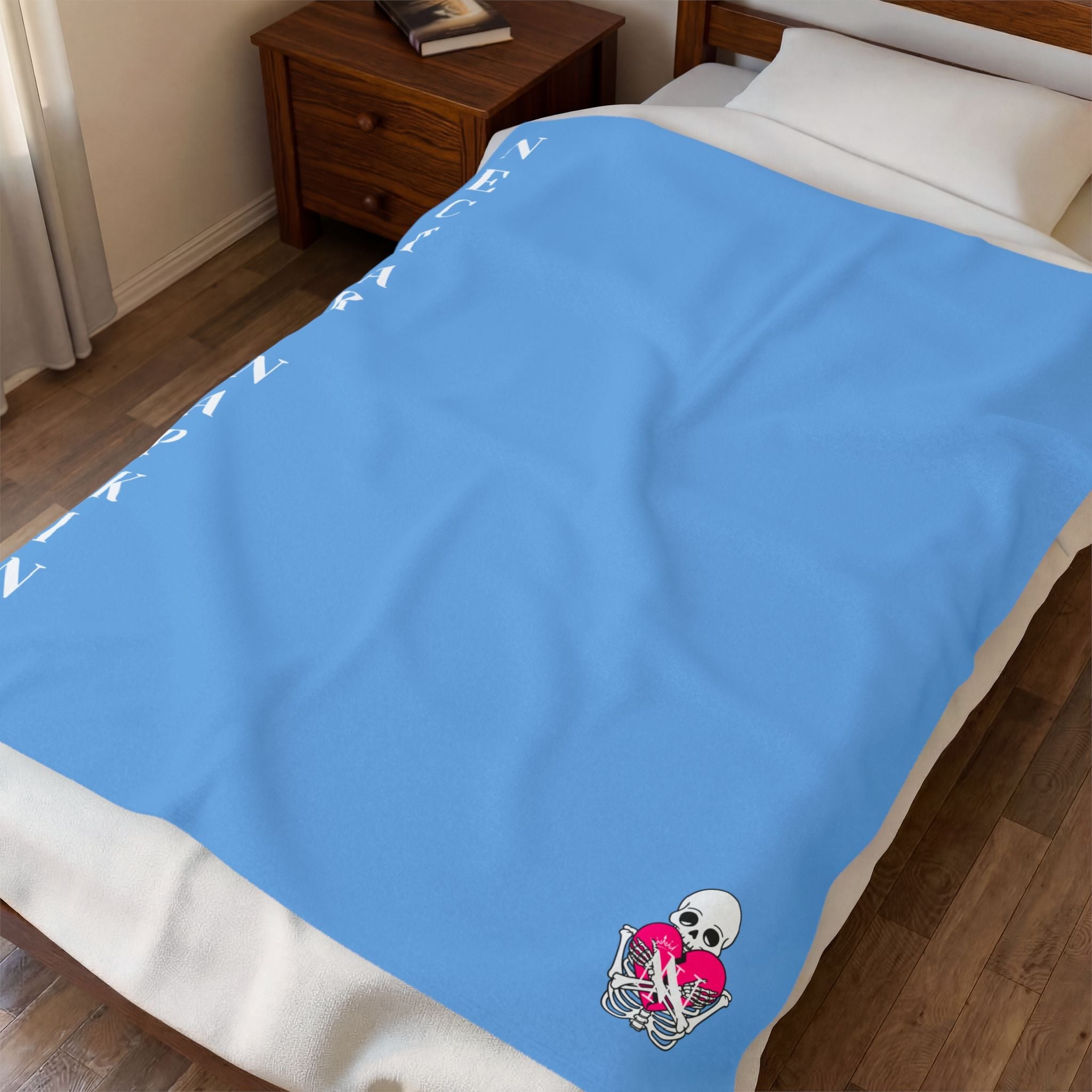 Nectar Napkins Brand Light Blue Love Blanket