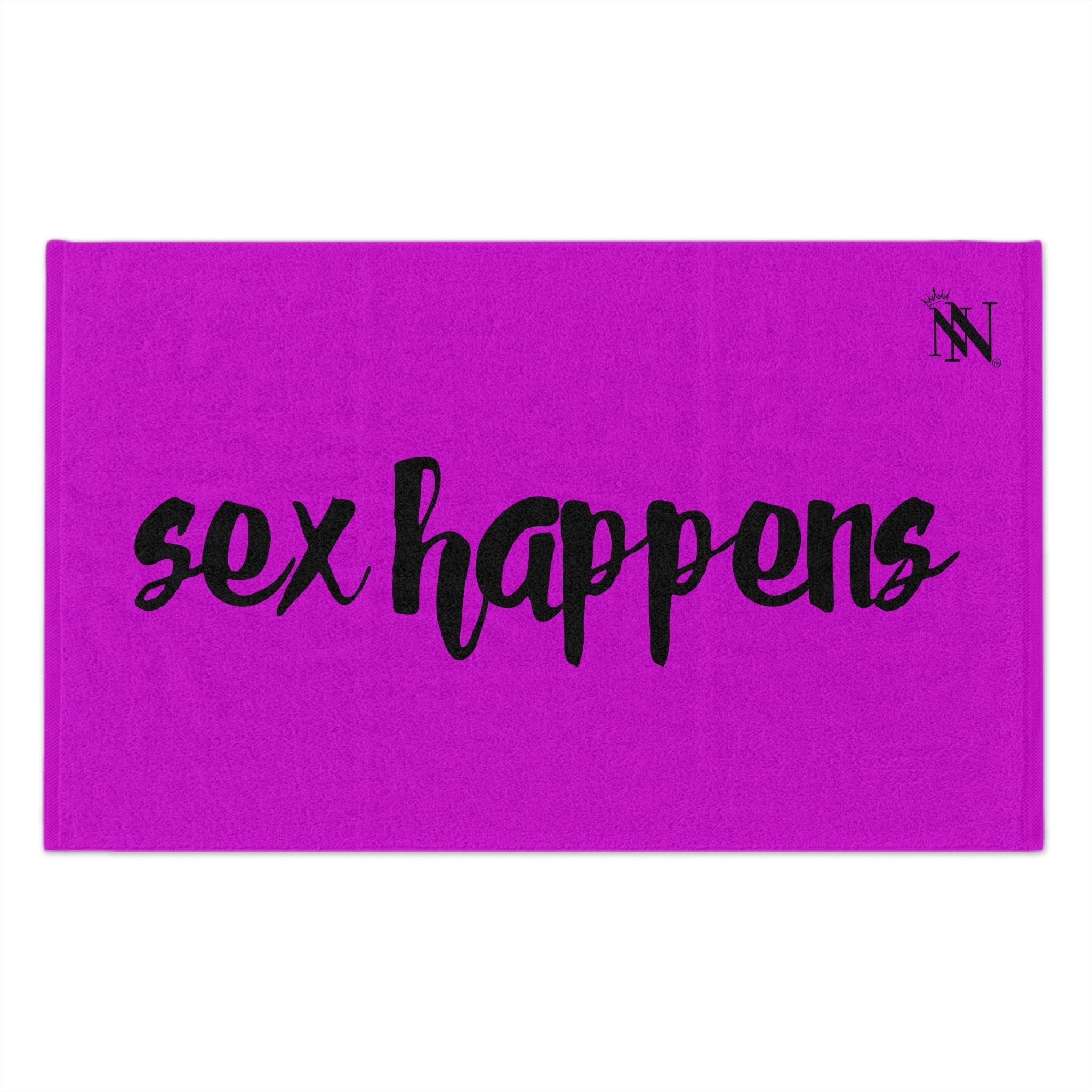 Sex Happens Bright Purple | Mix & Match Soft Fun-Flirty Lovers’ Towels