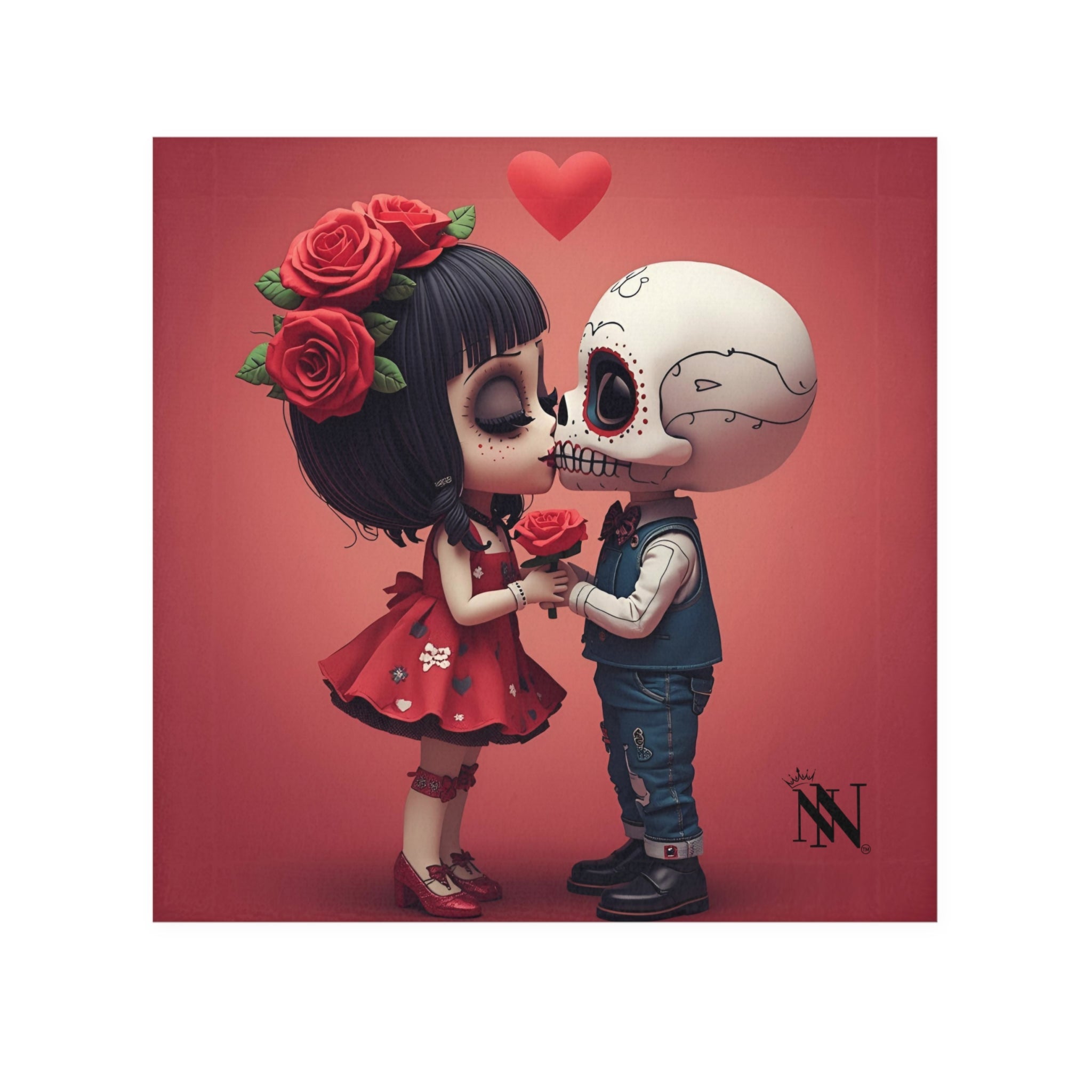 Day of the Dead’s Kiss | Mix & Match Lils’ Fun-Flirty Lovers’ Towels