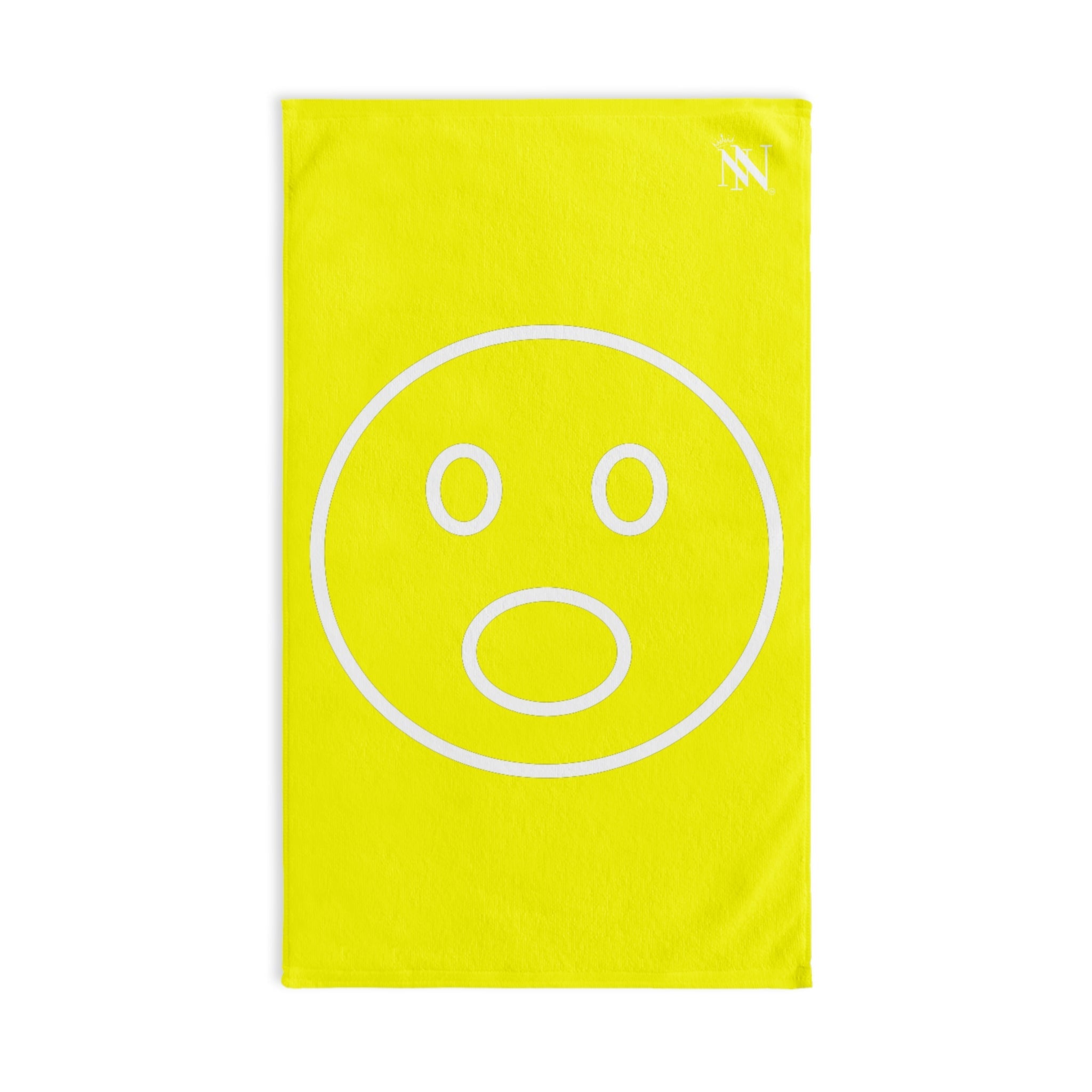 Surprised Emoji Neon Yellow | Mix & Match Classic Fun-Flirty Loversâ Towels