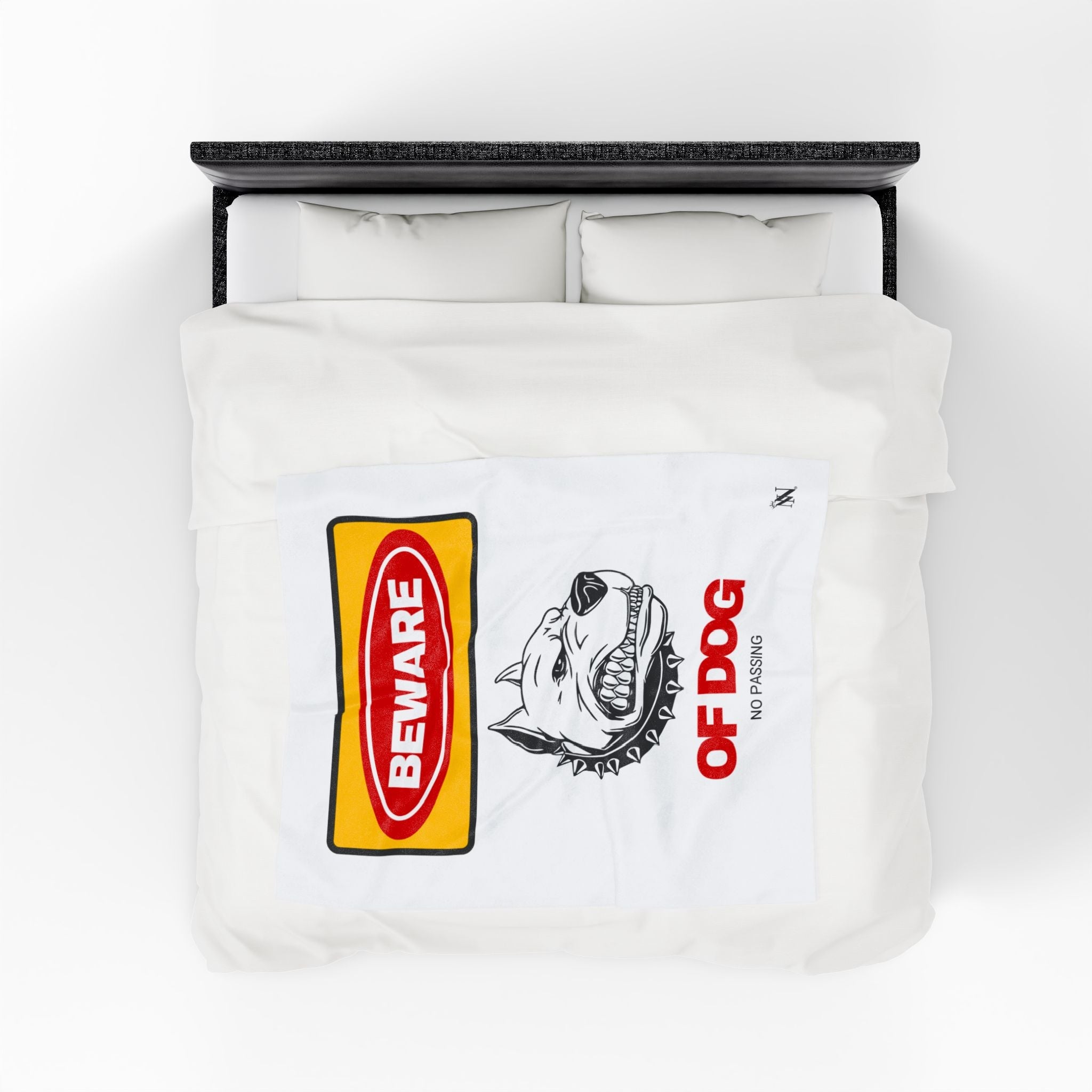 Beware of Dog | Mix & Match Soft Fun-Flirty Lovers’ Blankets