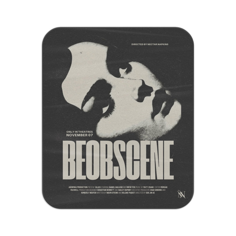 Be Obscene Movie Poster | Mix Match Fun-Flirty Lovers’ Water-Resistant Blankets