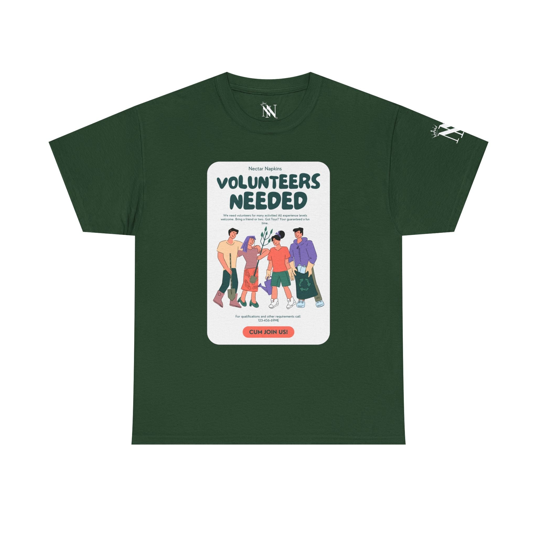 Volunteers Needed | Mix & Match 100% Cotton Unisex Fun-Flirty Lovers’ Tees