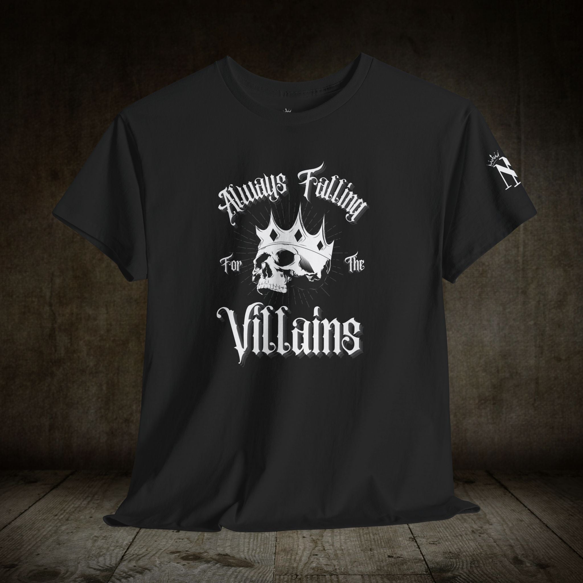 Always Falling for the Villains | Mix & Match Cotton Unisex Fun-Flirty Lovers’ T-Shirts