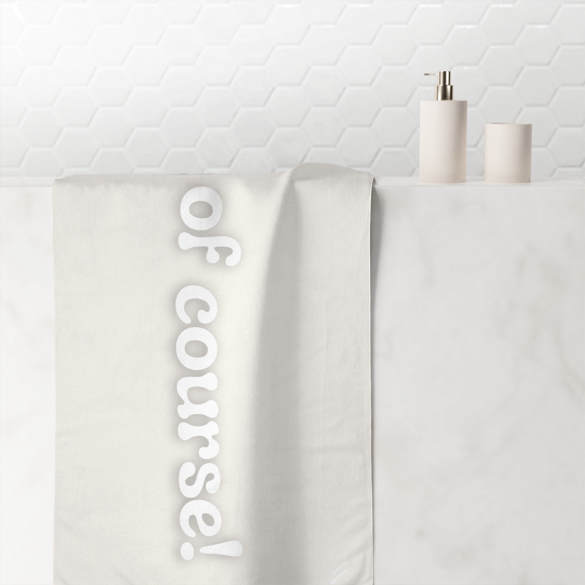 Cum of Course! | Mix & Match Naughty XL Fun-Flirty Lovers’ Towels