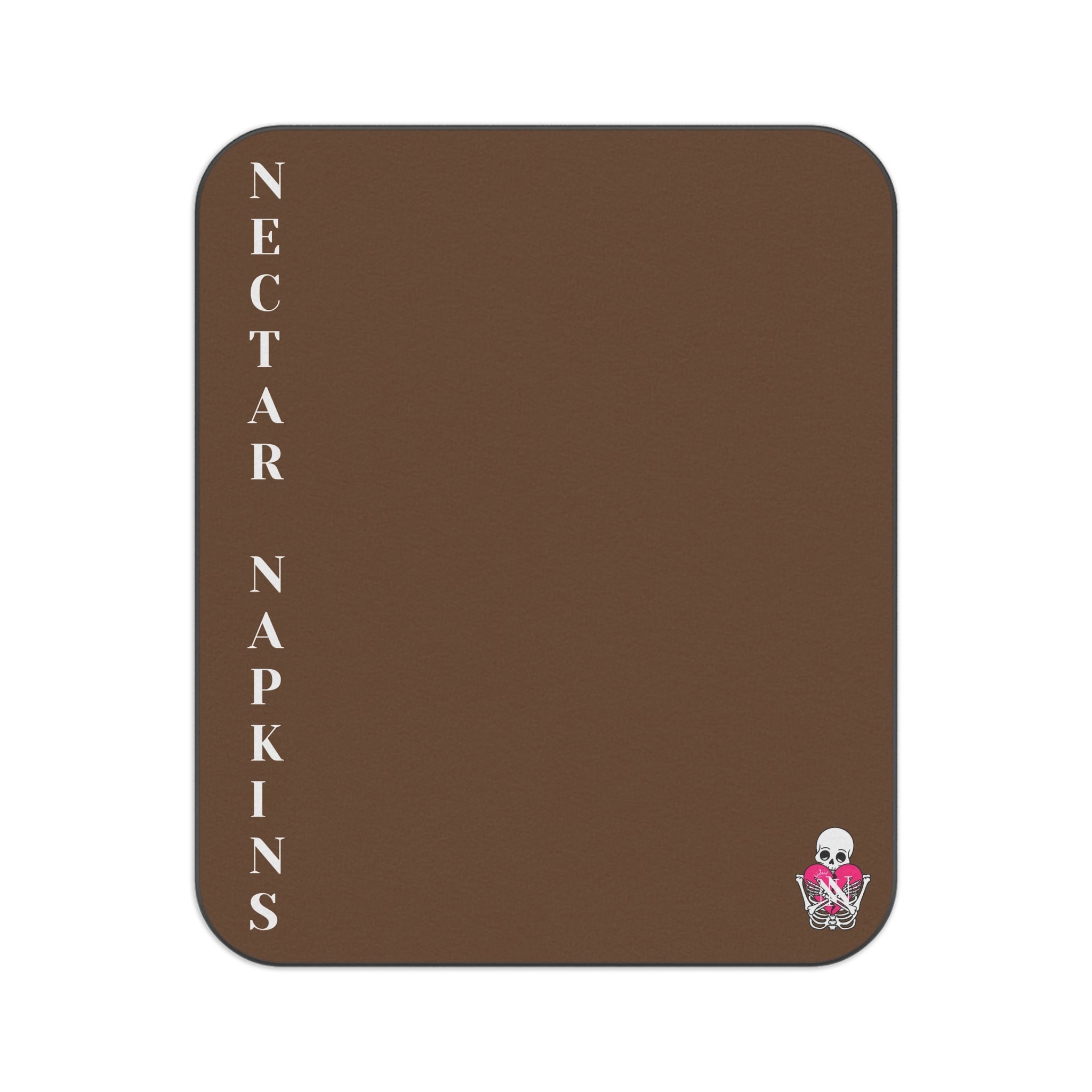 Nectar Napkins Brand Brown Water-Resistant Sex Blanket