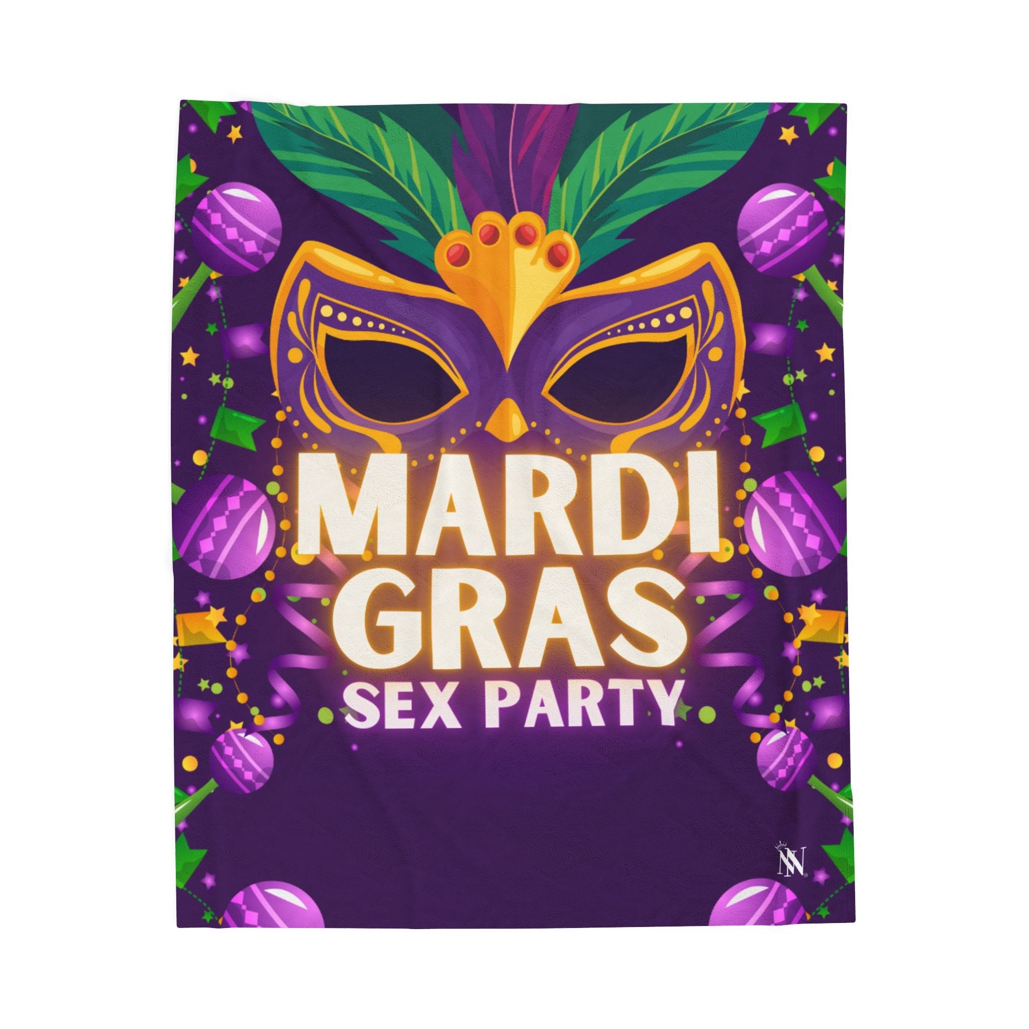 Mardi Gras Party | Mix & Match Fun-Flirty Lovers’ Blankets