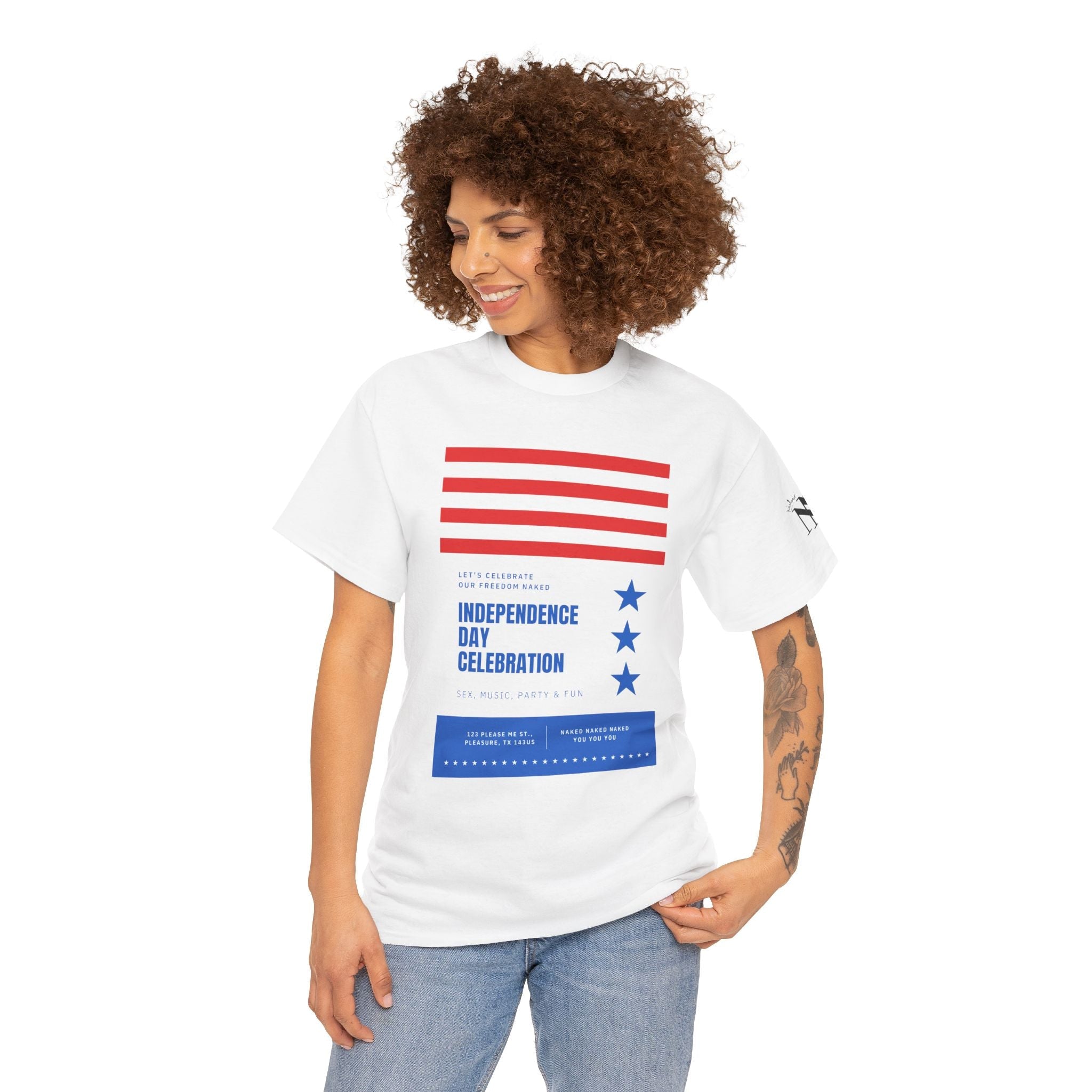 Independence Day Celebration | Mix & Match 100% Cotton Unisex Fun-Flirty Lovers’ Tees