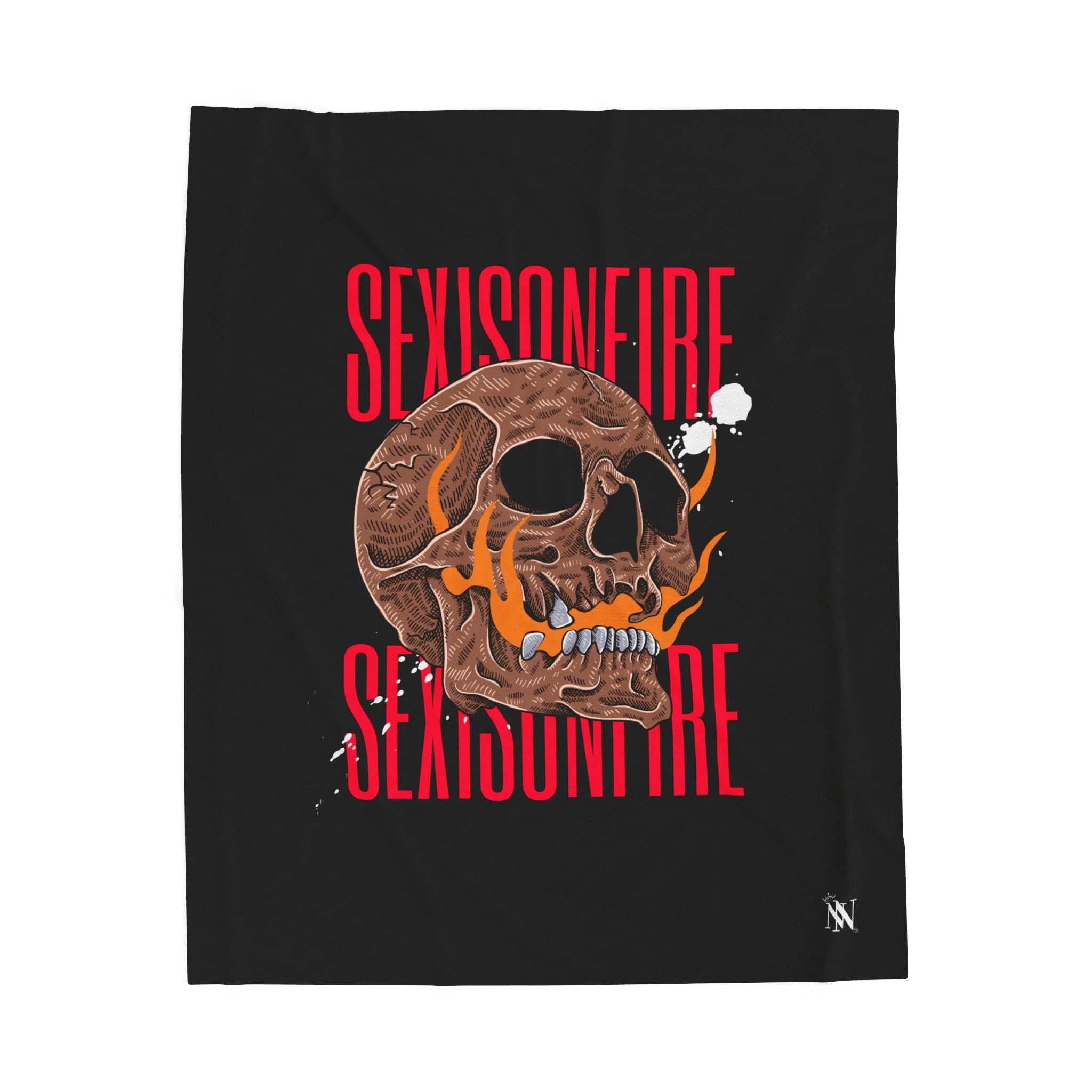 Sex Is On Fire | Mix & Match Velveteen Fun-Flirty Lovers’ Blankets