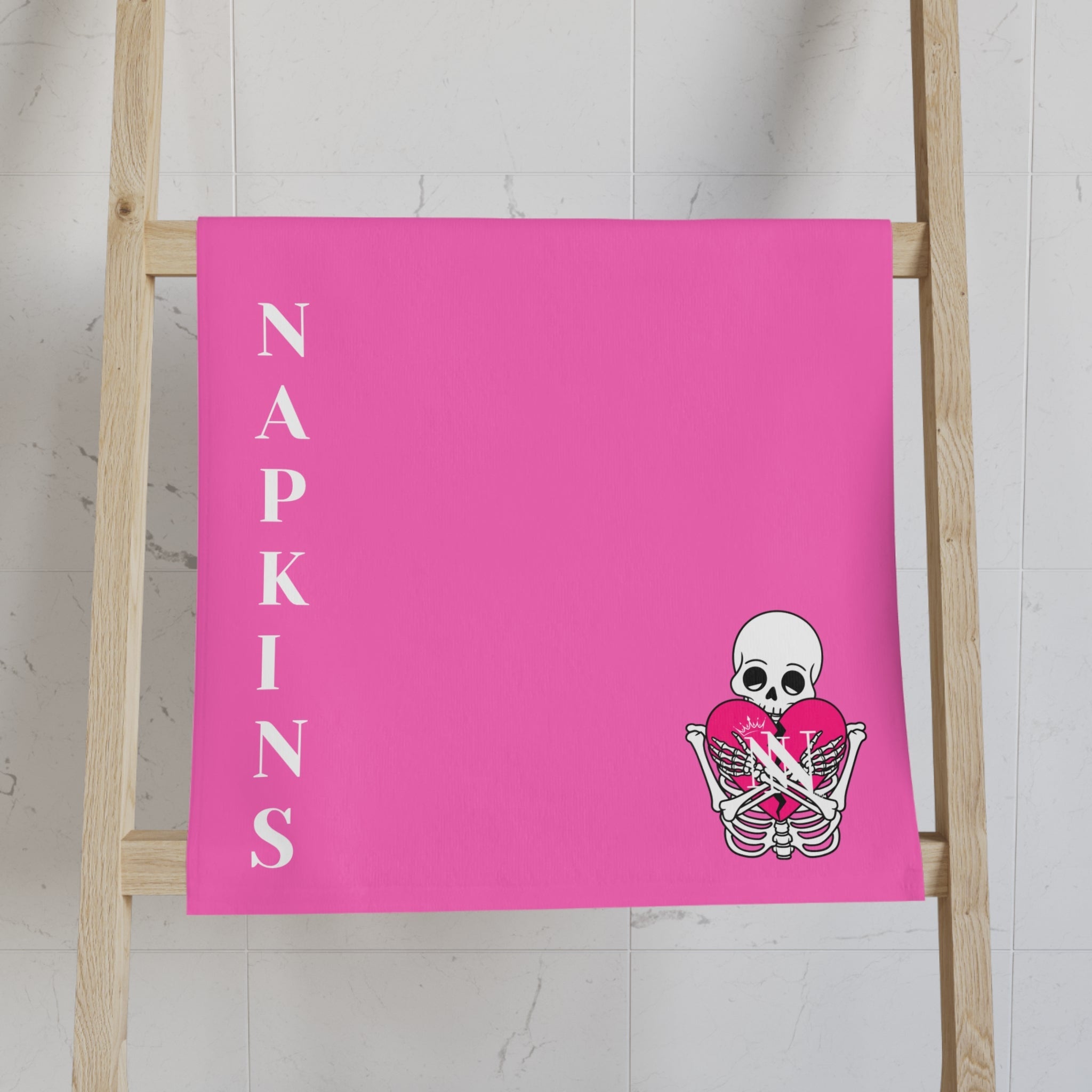 Nectar Napkins Brand Bright Pink Cum Towel