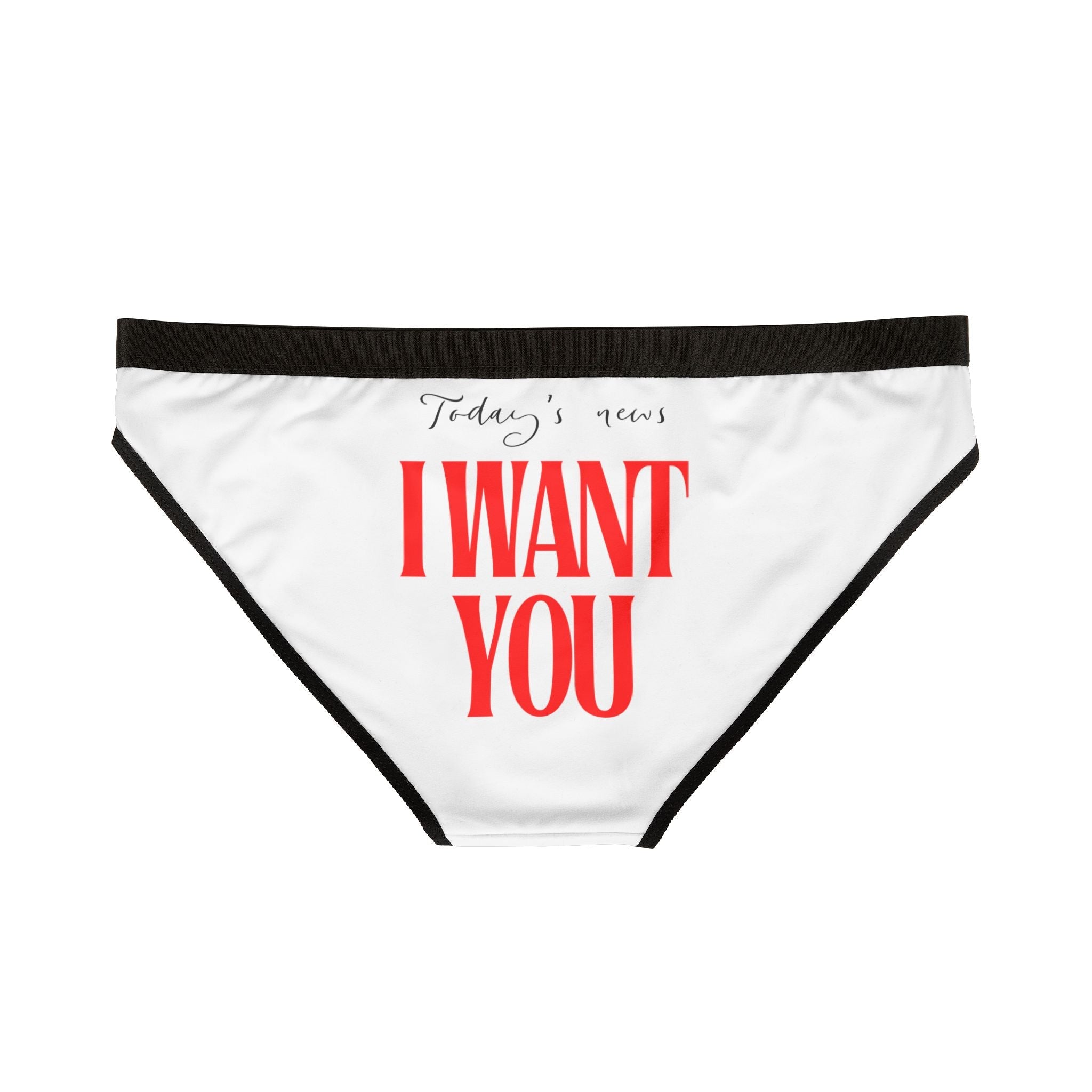 Today’s News I Want You | Mix & Match Women’s Fun-Flirty Lovers’ Panties