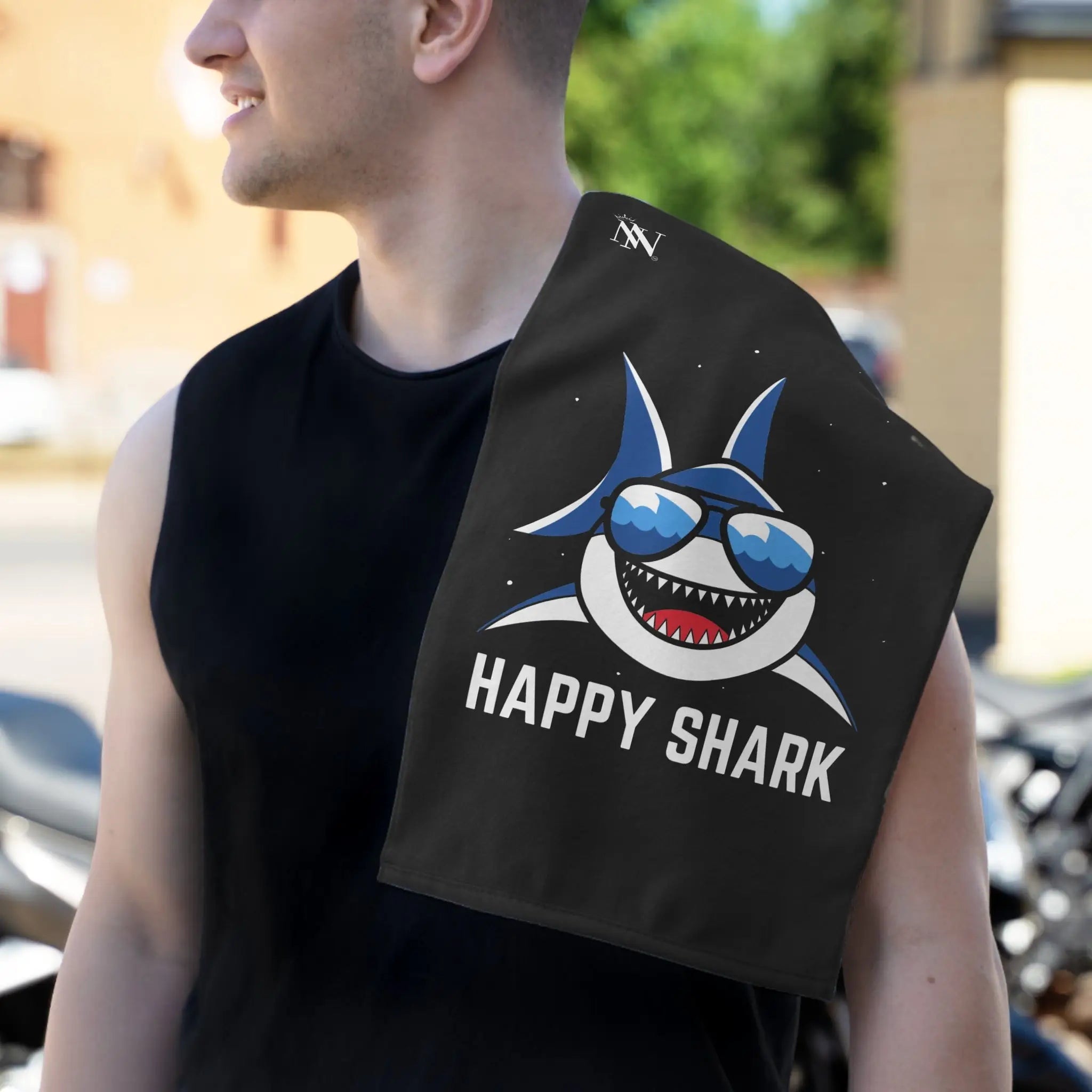 Happy Shark | Mix & Match Soft Fun-Flirty Lovers’ Towels