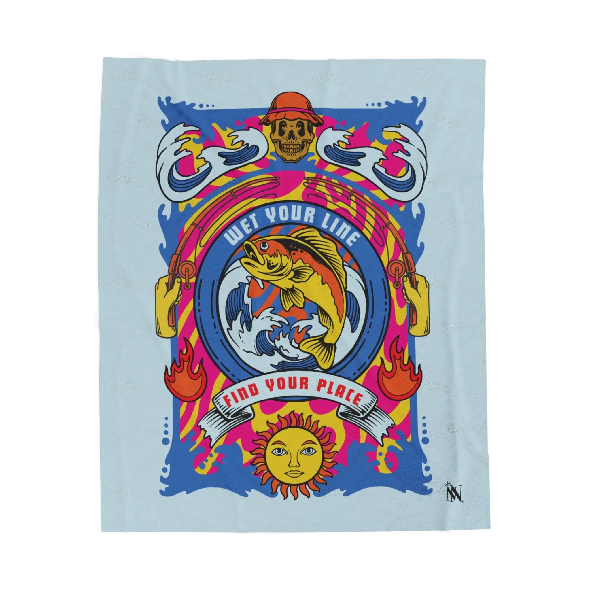 Wet Your Line | Nectar Napkins Fun-Flirty Lovers’ Blankets