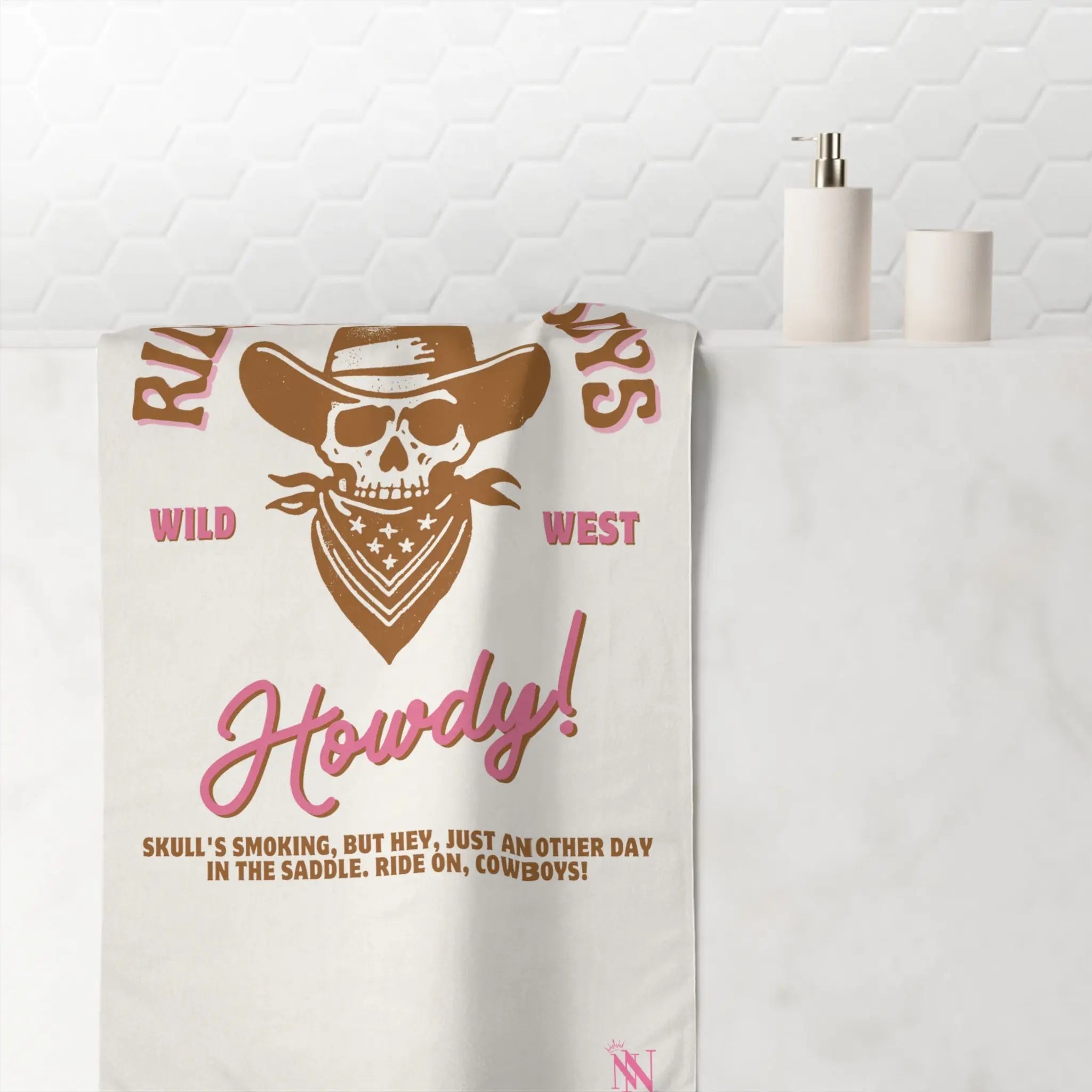 Ride On Cowboys | Mix & Match XL Fun-Flirty Lovers’ Towels