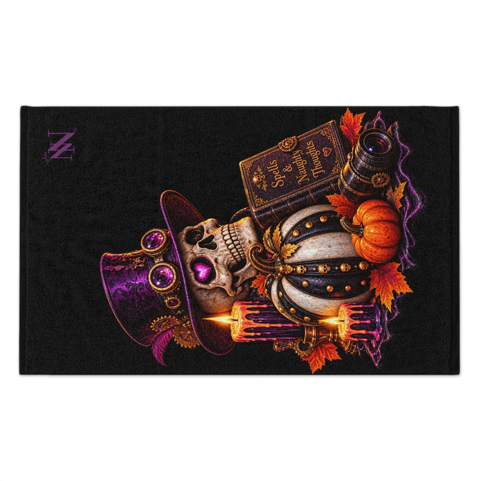 Spells & Naughty Thoughts Skull | Nectar Napkins Fun-Flirty Lovers’ Towels