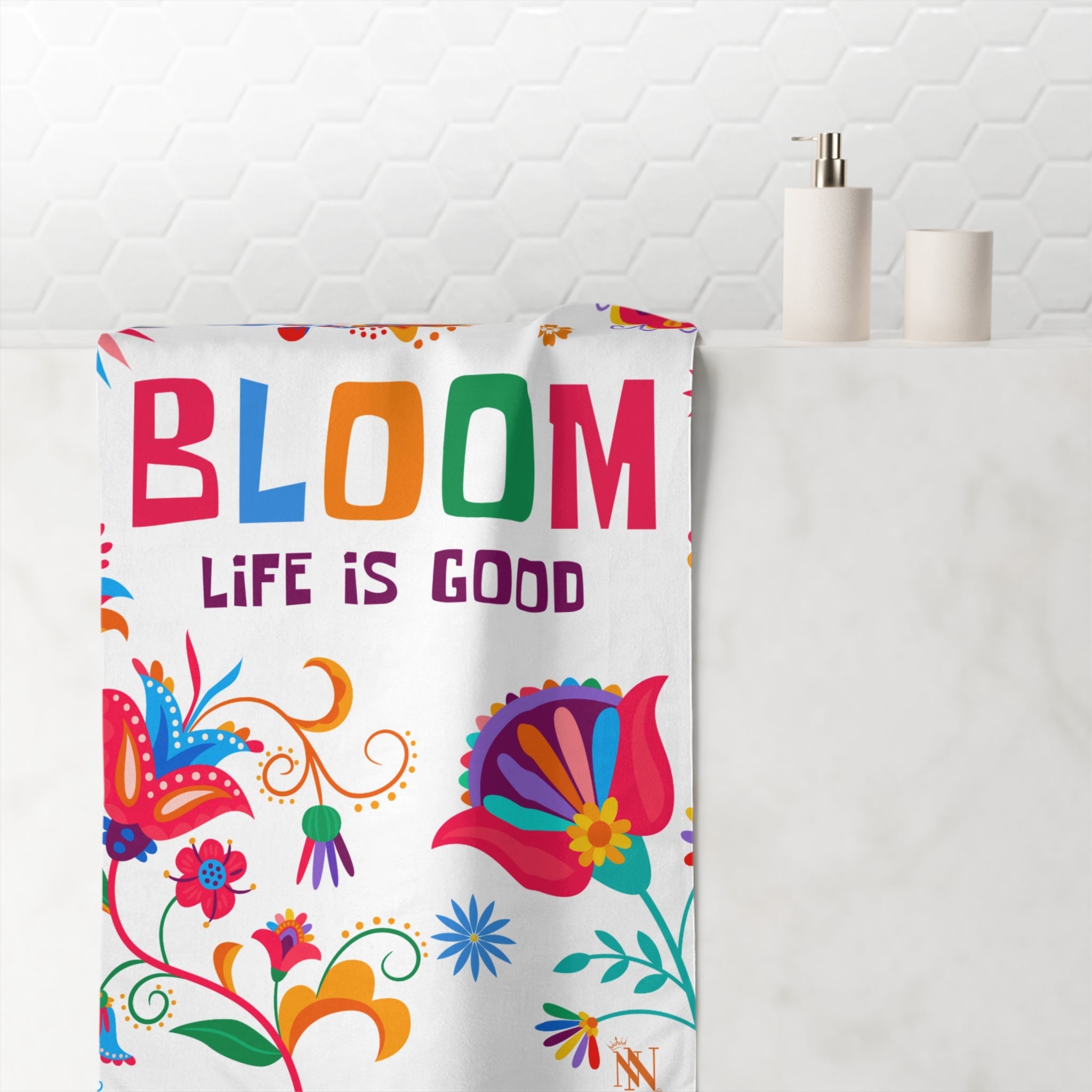Bloom Life is Good | Mix & Match XL Fun-Flirty Lovers’ Towels