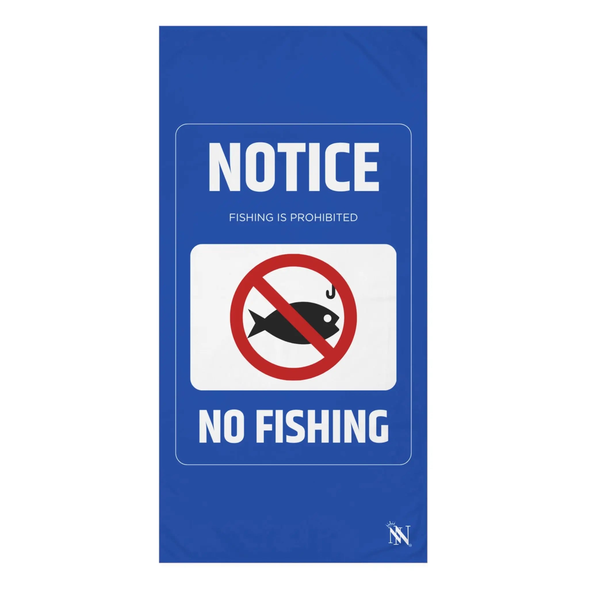 No Fishing Sign Anal Sex Towel