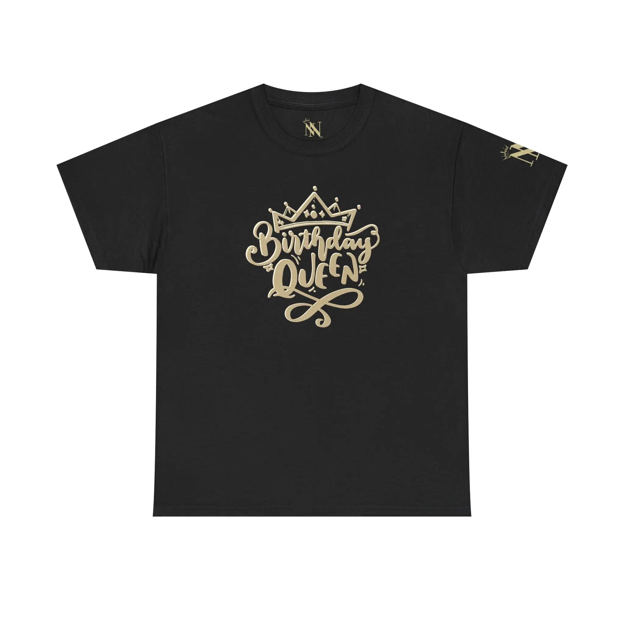 Gold Crown Birthday Queen | Mix & Match Cotton Unisex Fun-Flirty Lovers’ T-Shirts