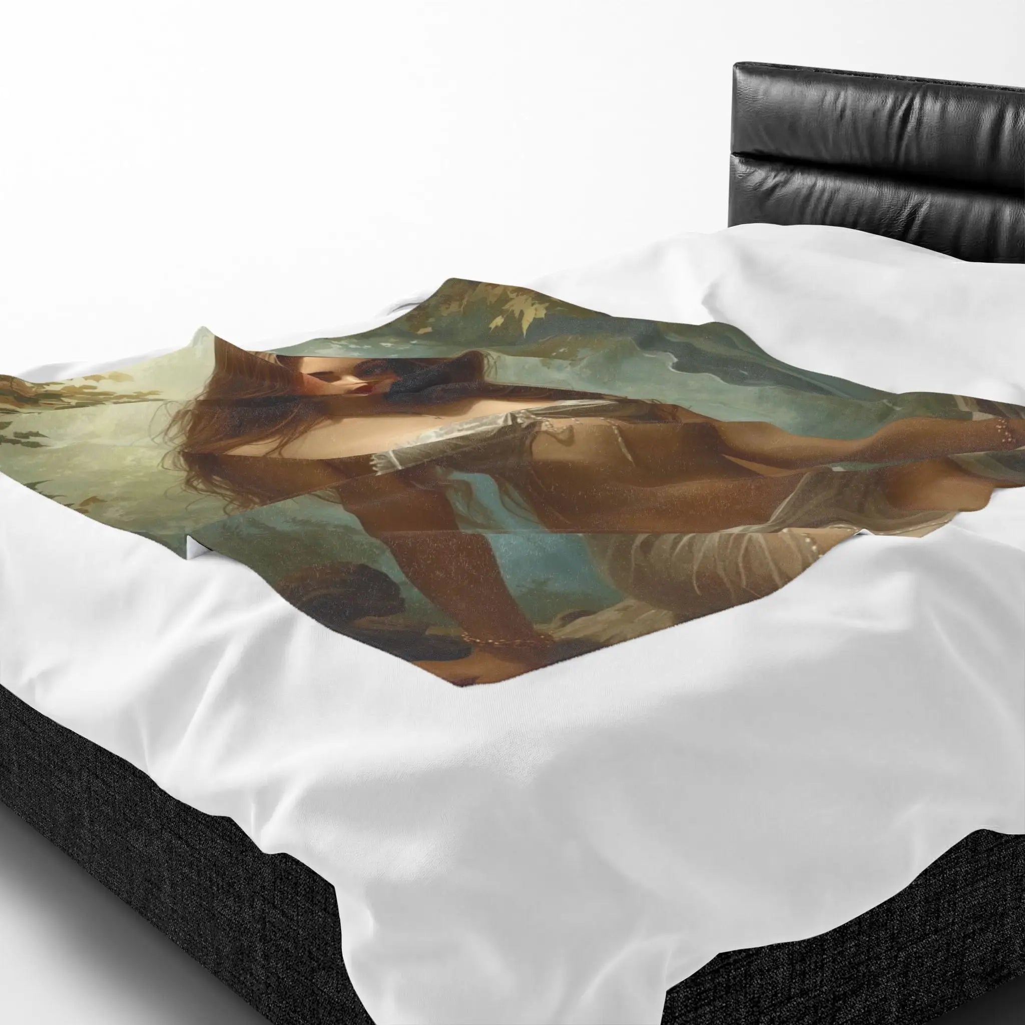 Fair Maiden Fantasy Women Couple Gifts Sexy Lovers’ Silky Soft Blanket