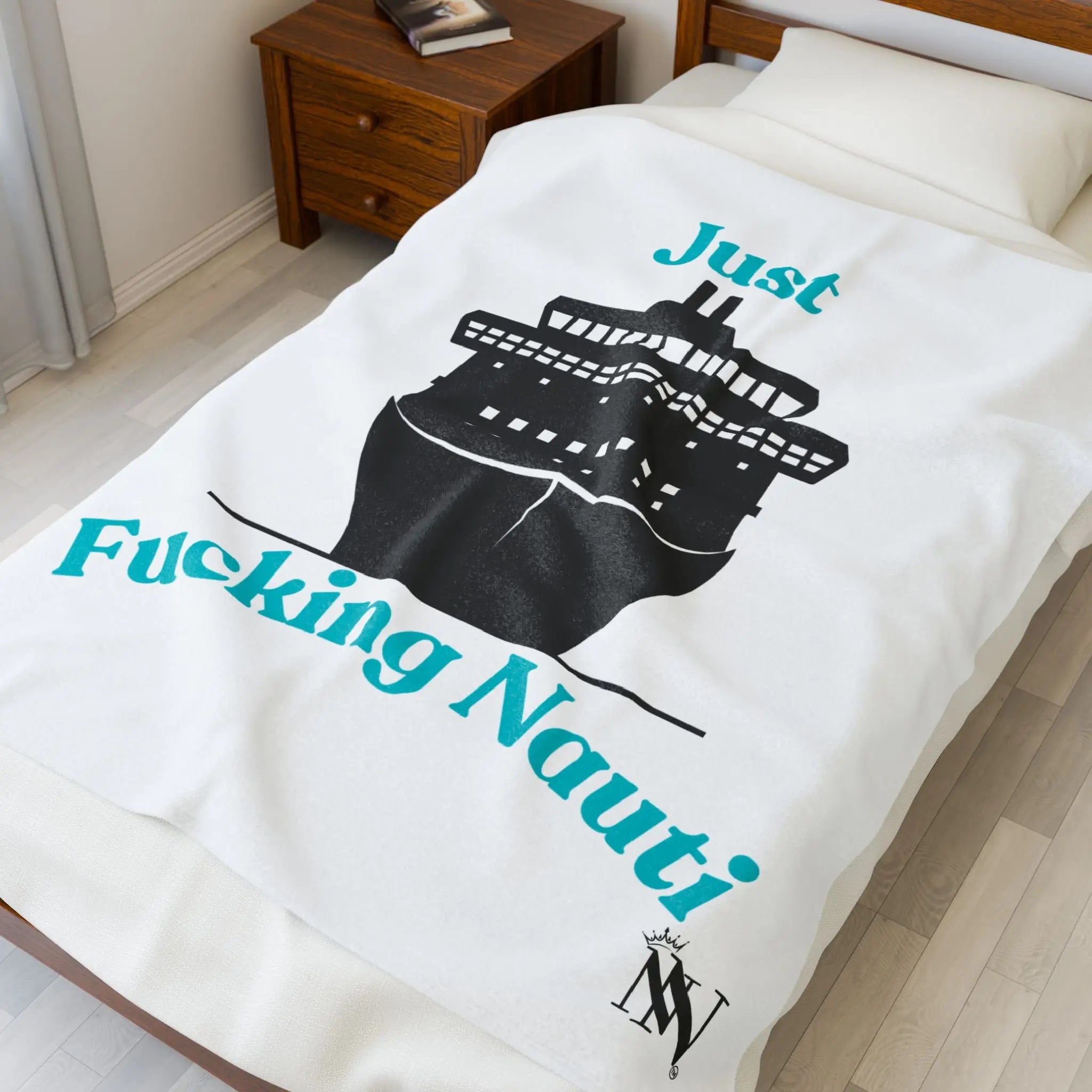 Just Fucking Nauti | Mix & Match Velveteen Fun-Flirty Loversâ Blankets