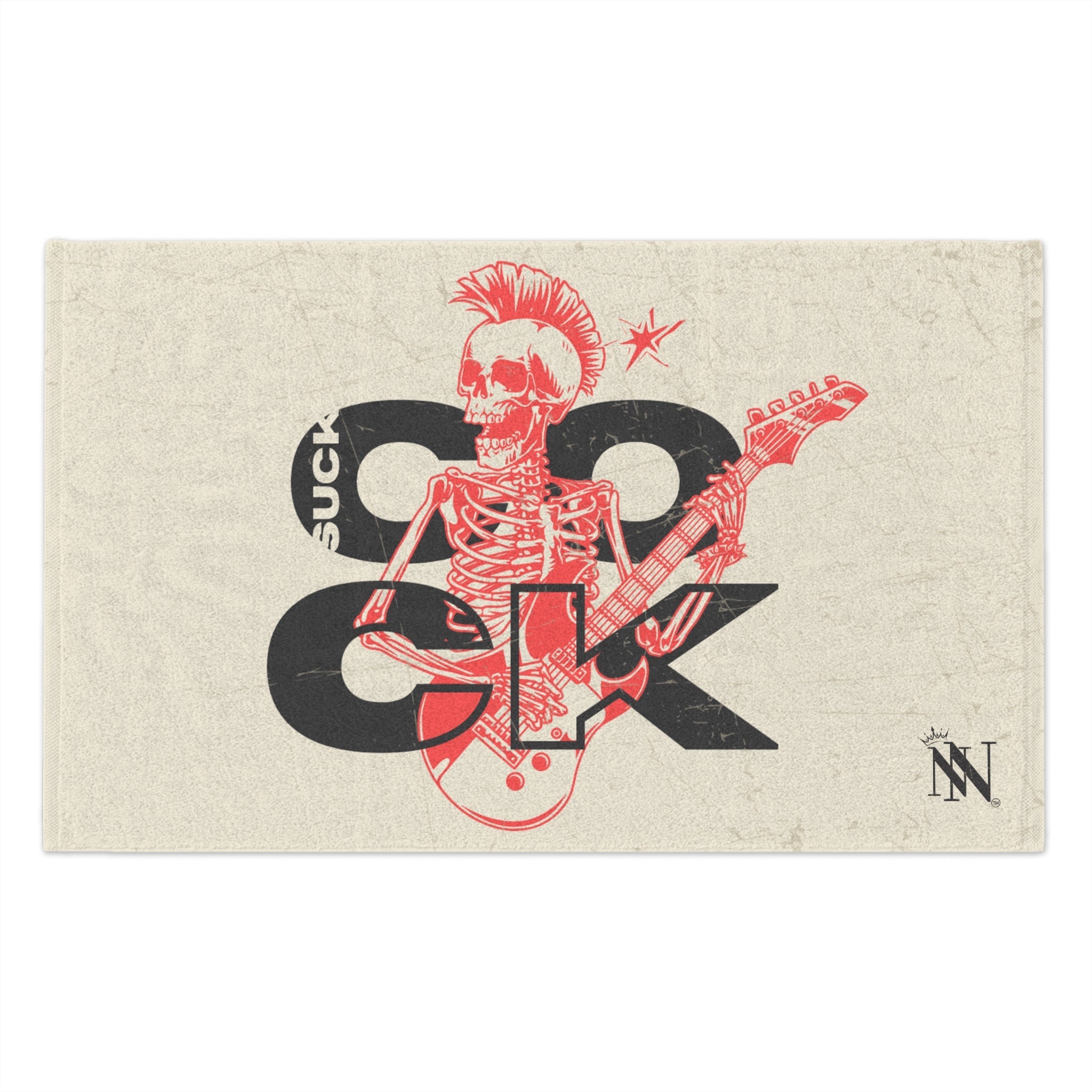 Suck Cock Skull Rocker Sex Towel