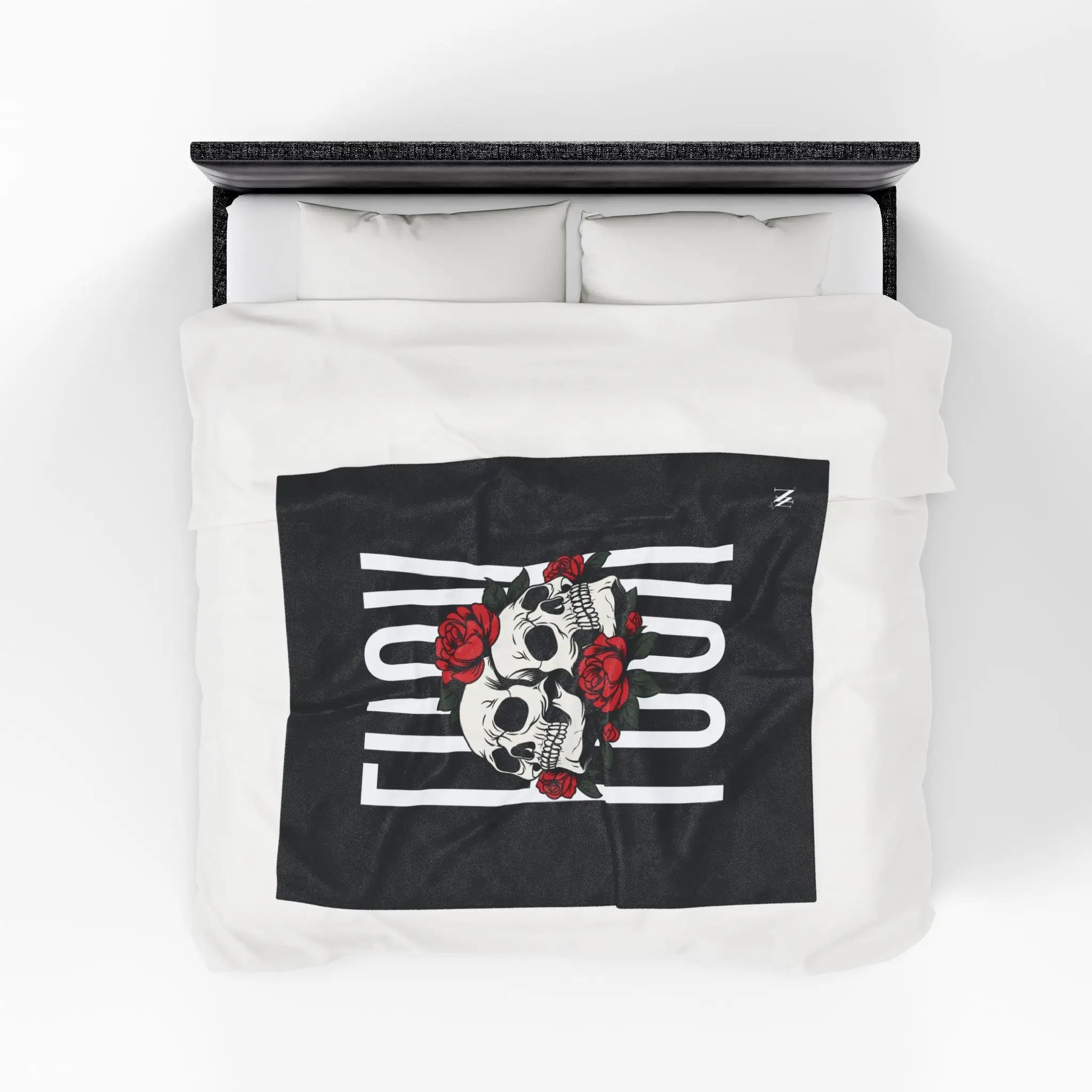 Roses Skulls & Fuck | Mix & Match Soft Fun-Flirty Lovers’ Blankets