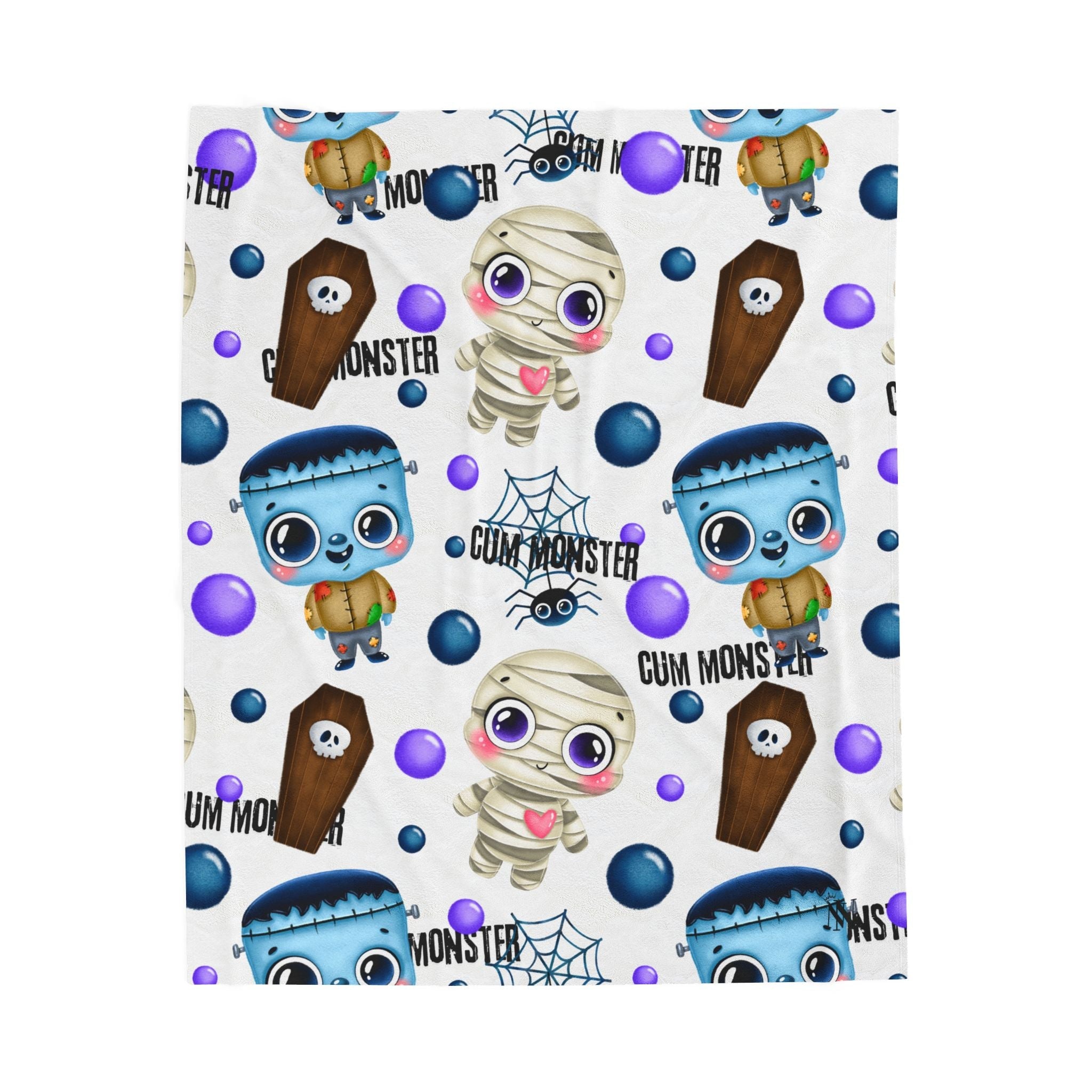 Halloween Cum Monster | Mix & Match Fun-Flirty Lovers’ Blankets